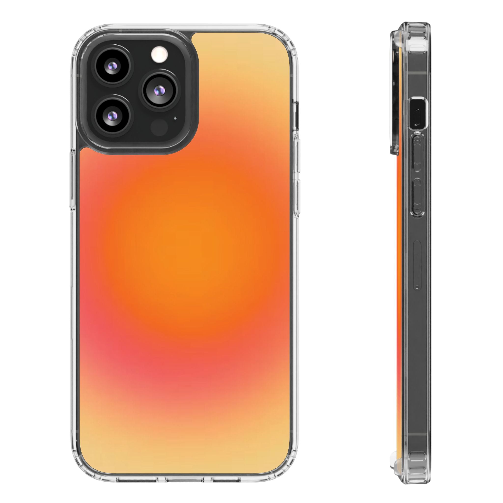 Clear Sunburst Protective Phone Case