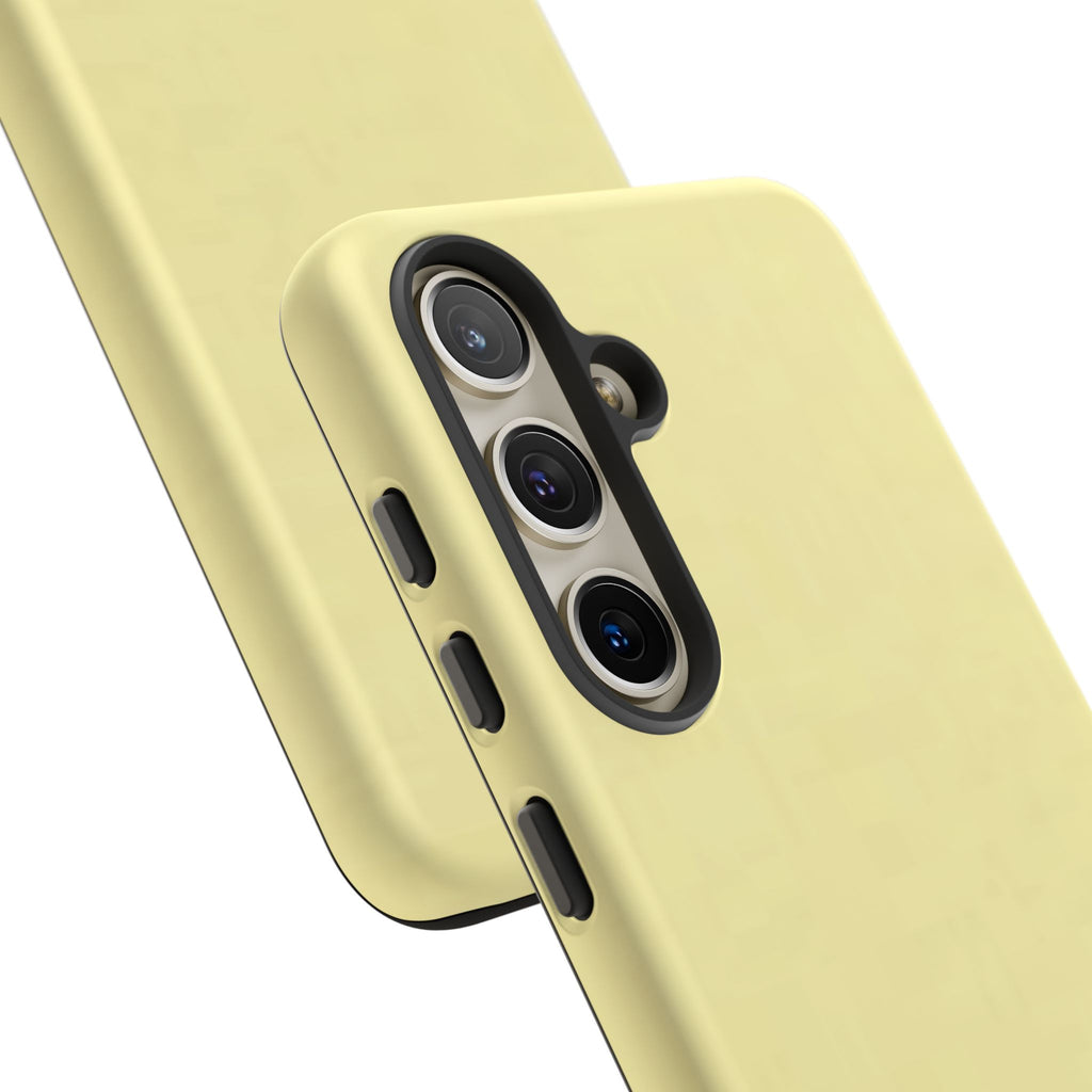 Pale Yellow Protective Phone Case