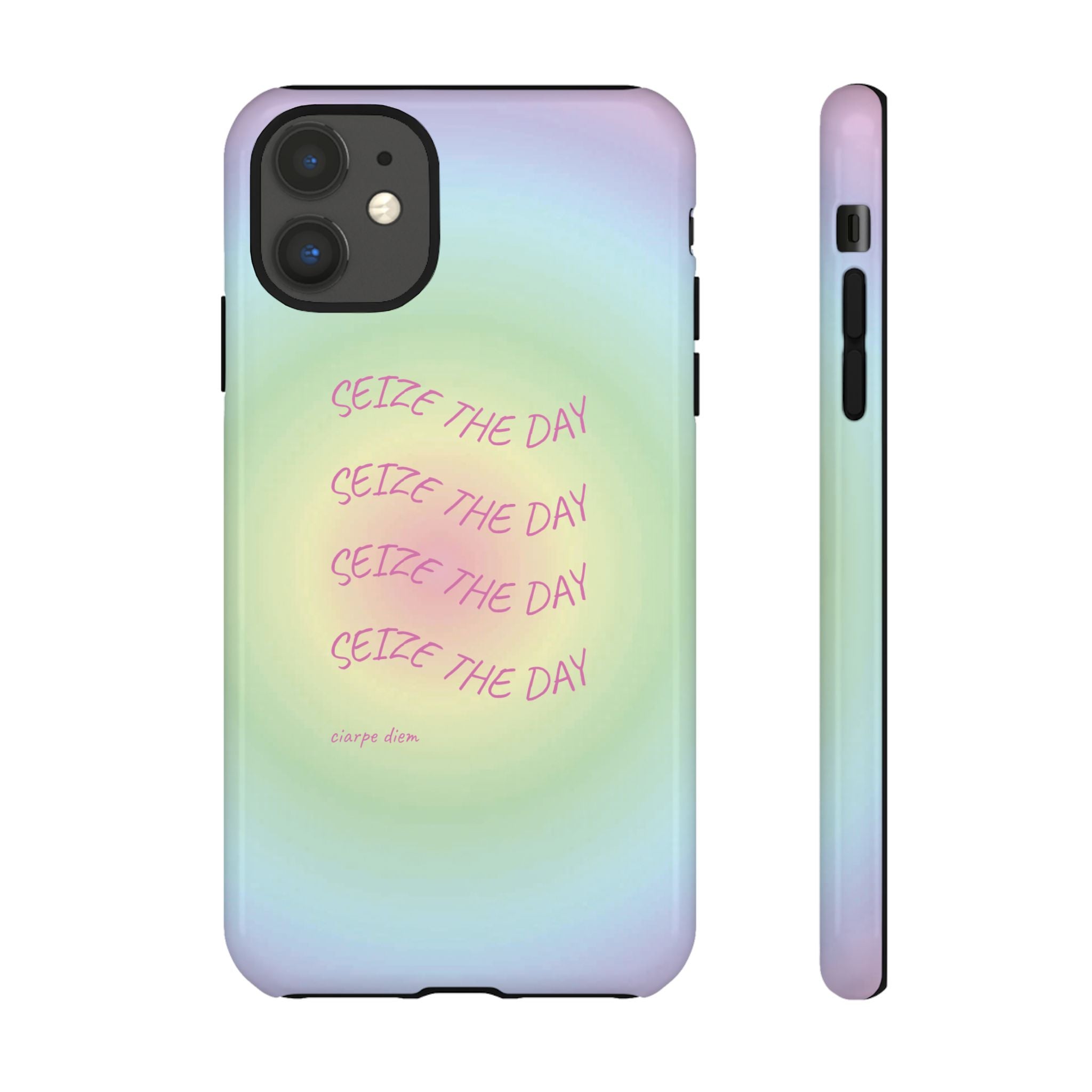 Bermuda Halo Seize The Day Pastel Gradient Tough Phone Case