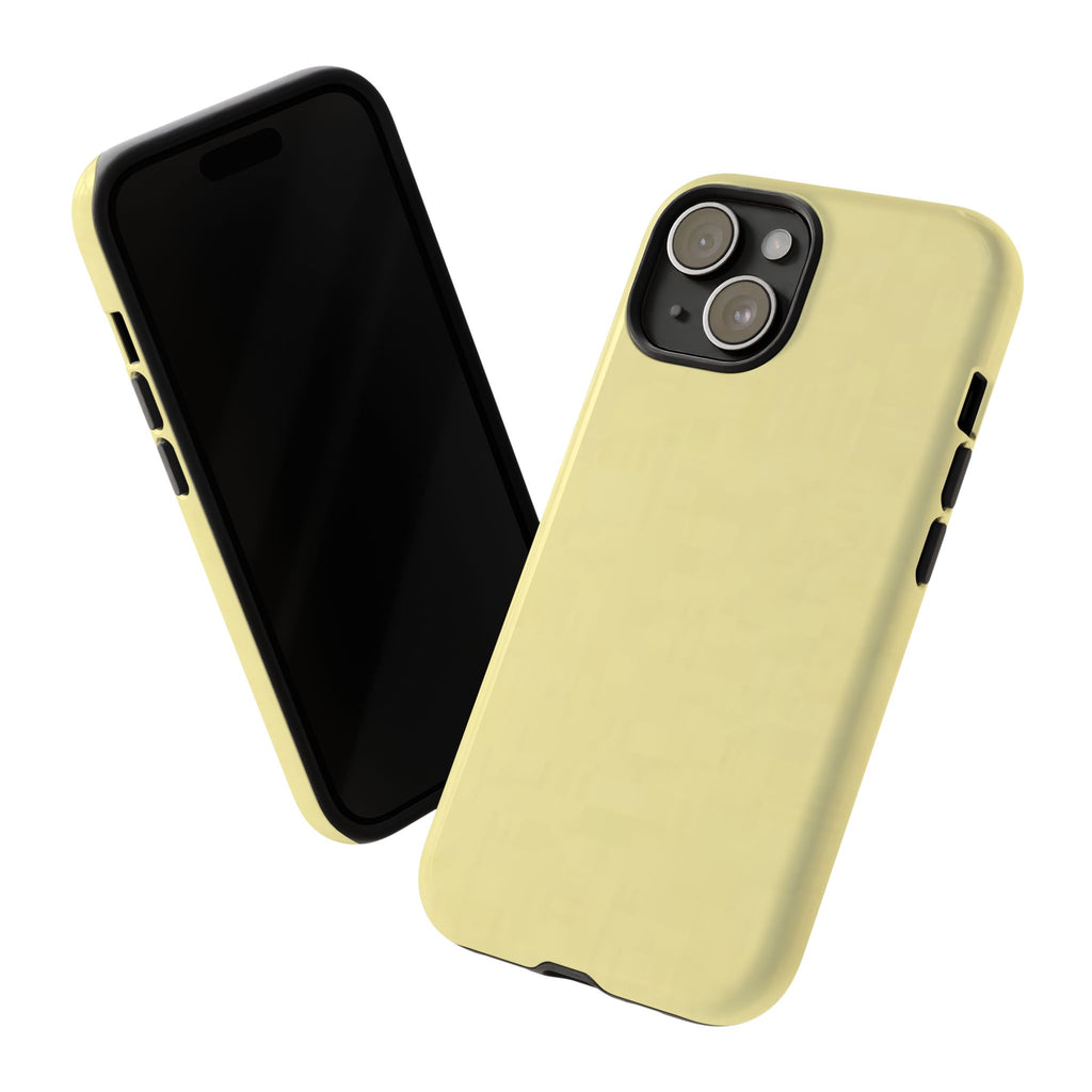 Pale Yellow Protective Phone Case