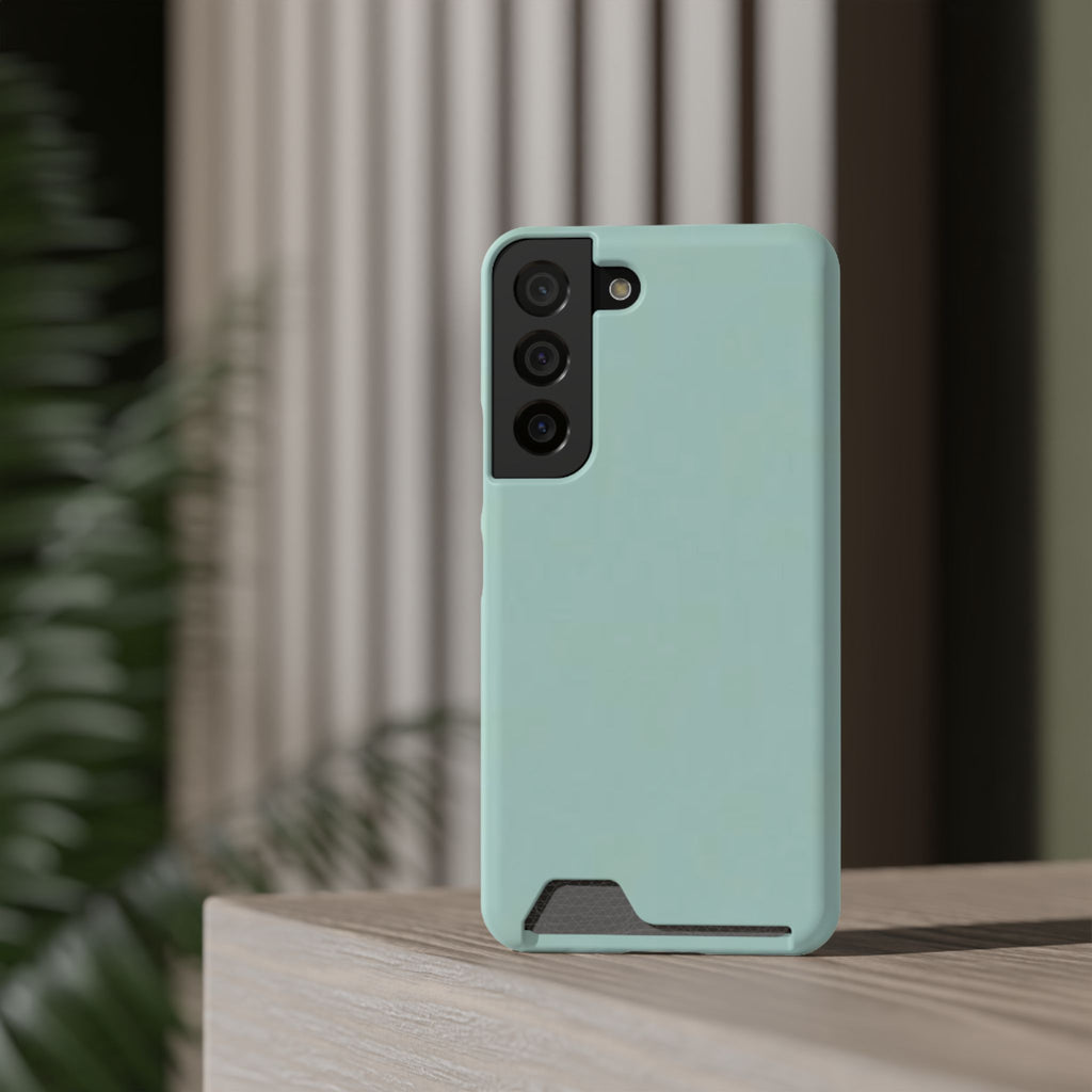 Light Mint Card Holder Phone Case