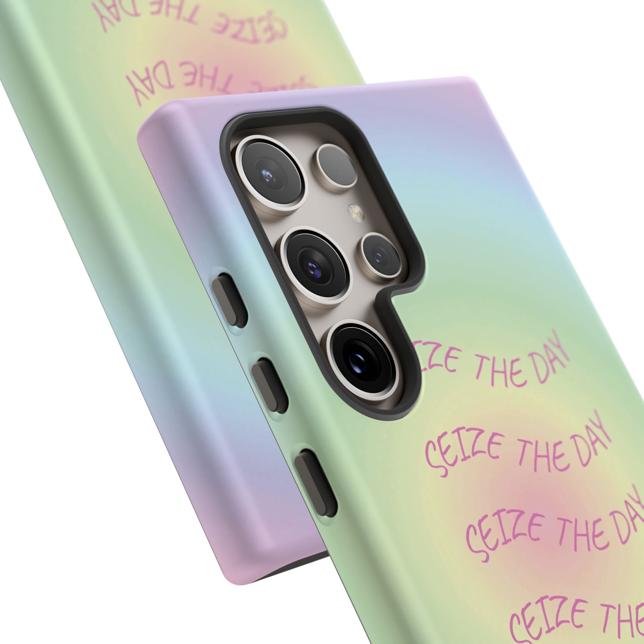 Bermuda Halo Seize The Day Pastel Gradient Tough Phone Case