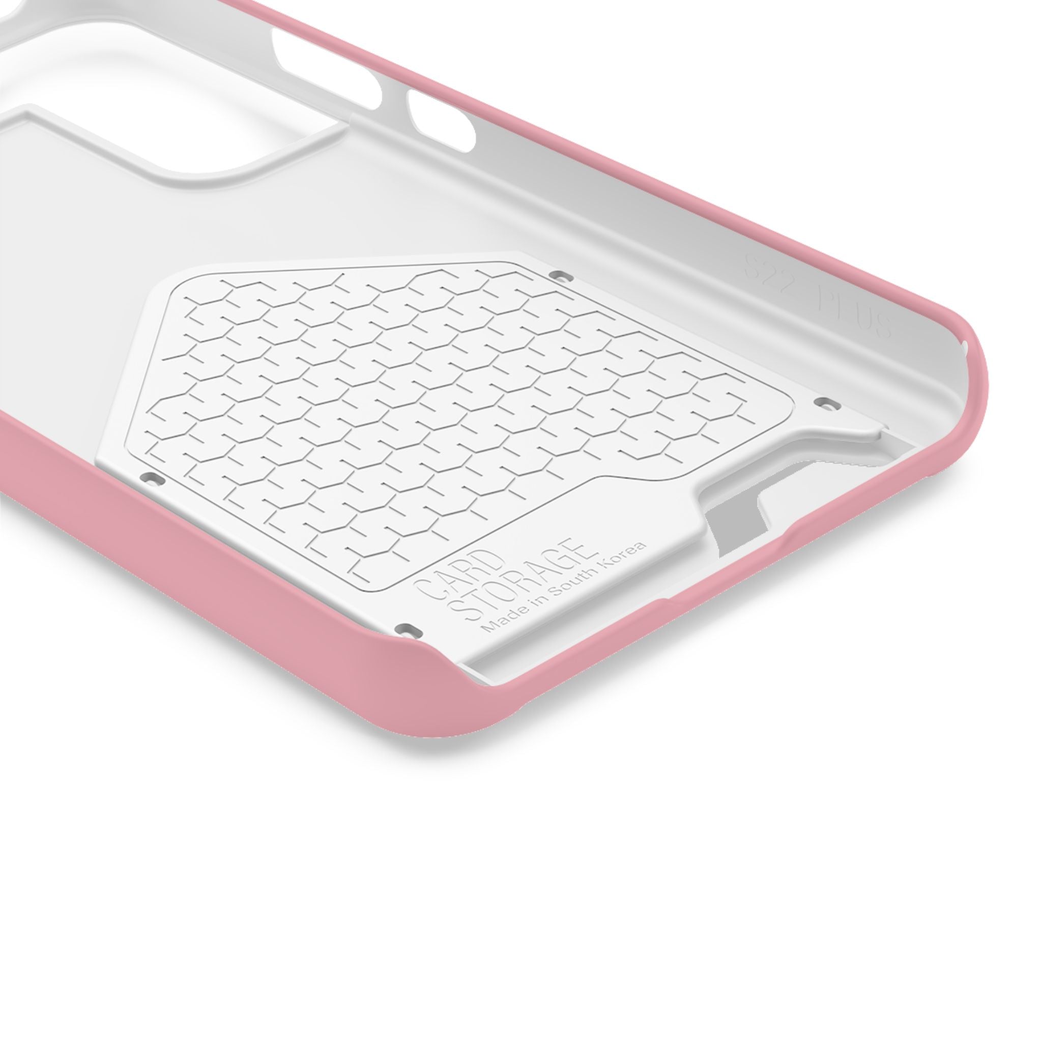 Pink Phone Case with Built-In Card Holder
