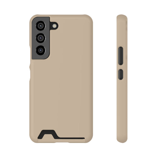 Beige Card-Holder Phone Case