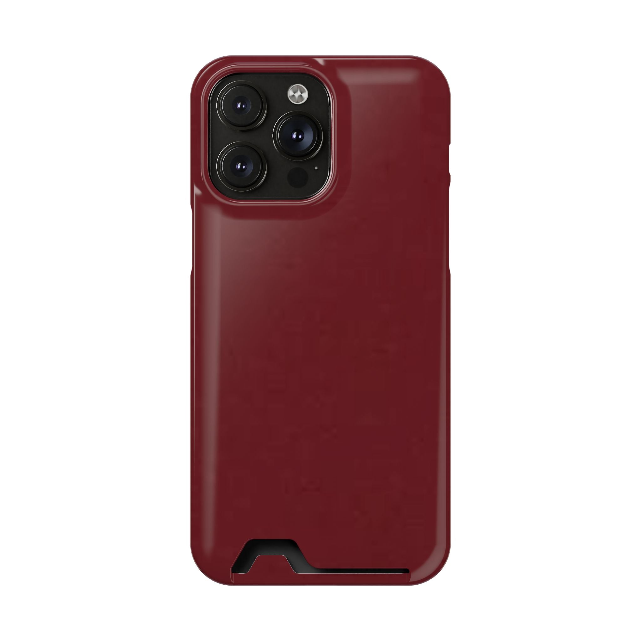Dark Cherry Card Holder Phone Case