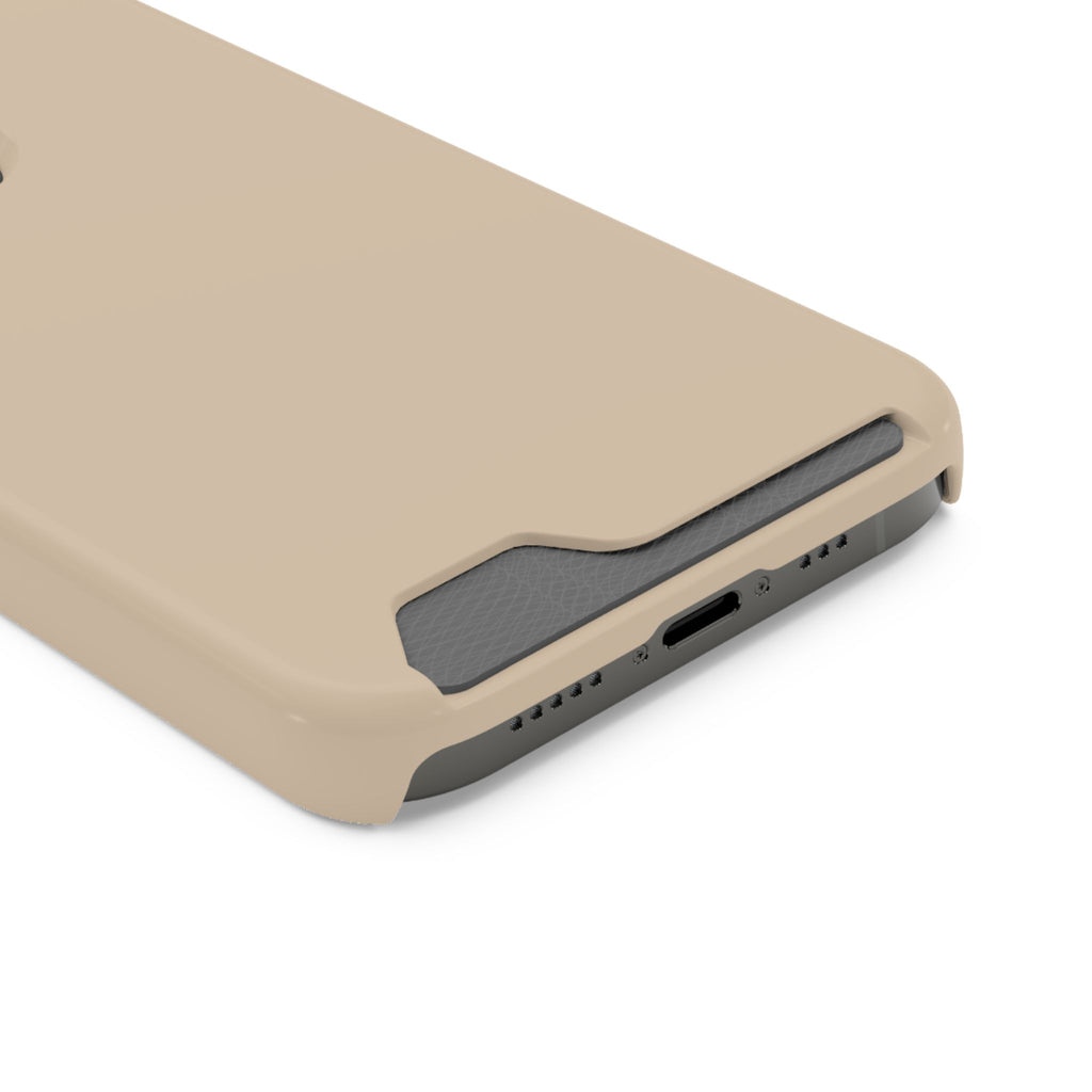 Beige Card-Holder Phone Case