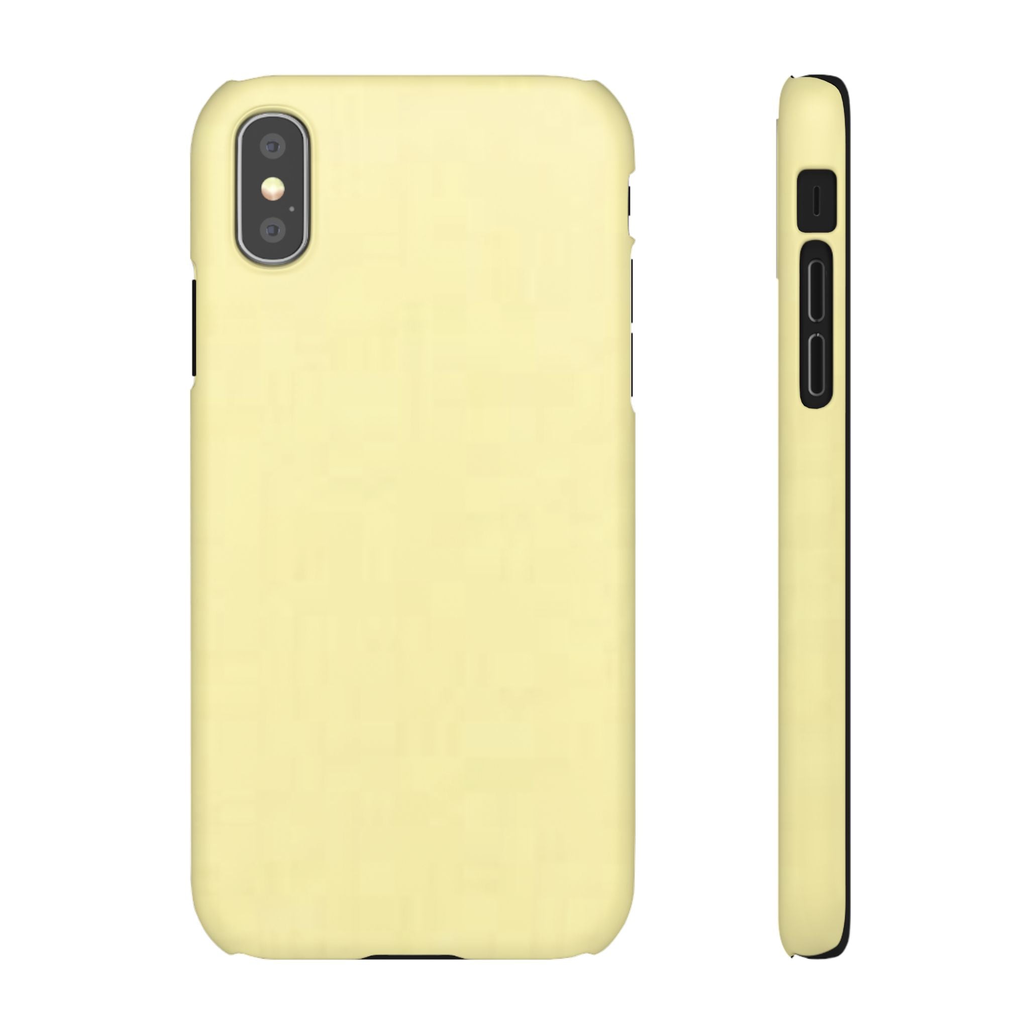 Pale Yellow Snap Phone Case