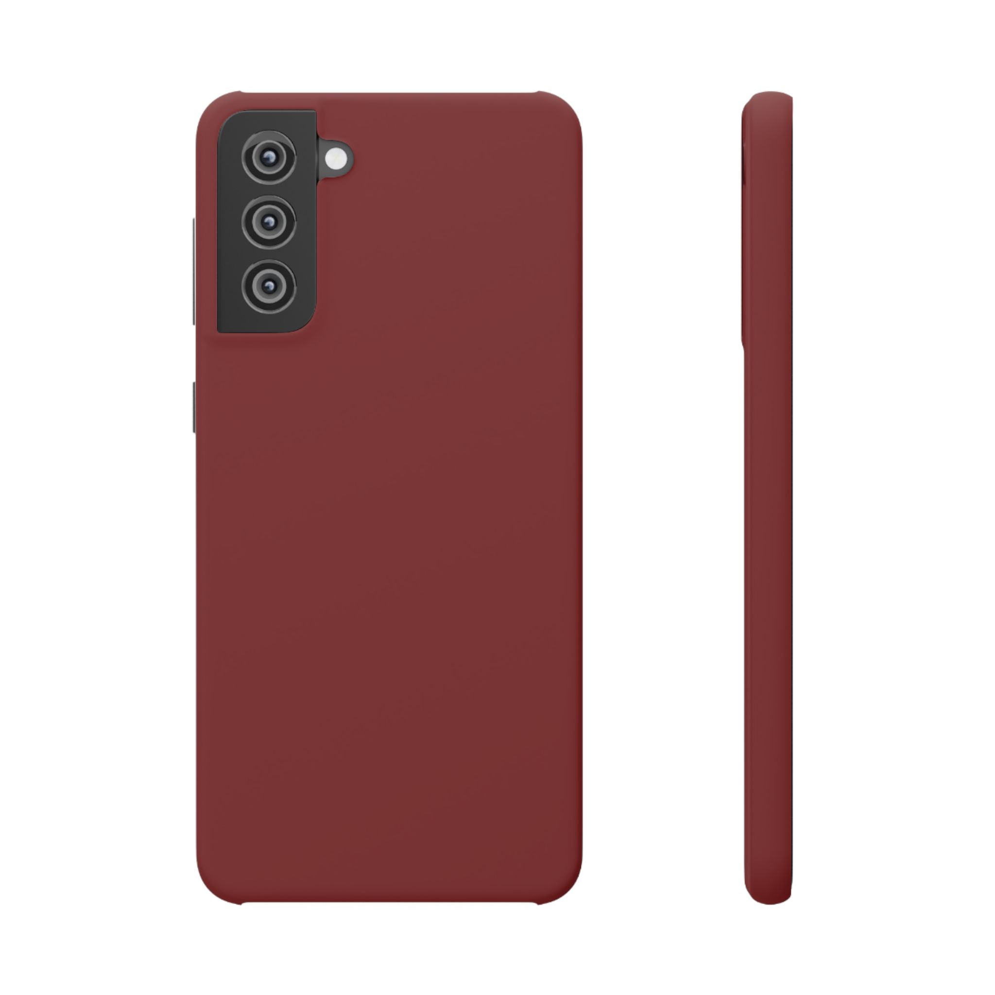 Dark Red Snap Phone Case