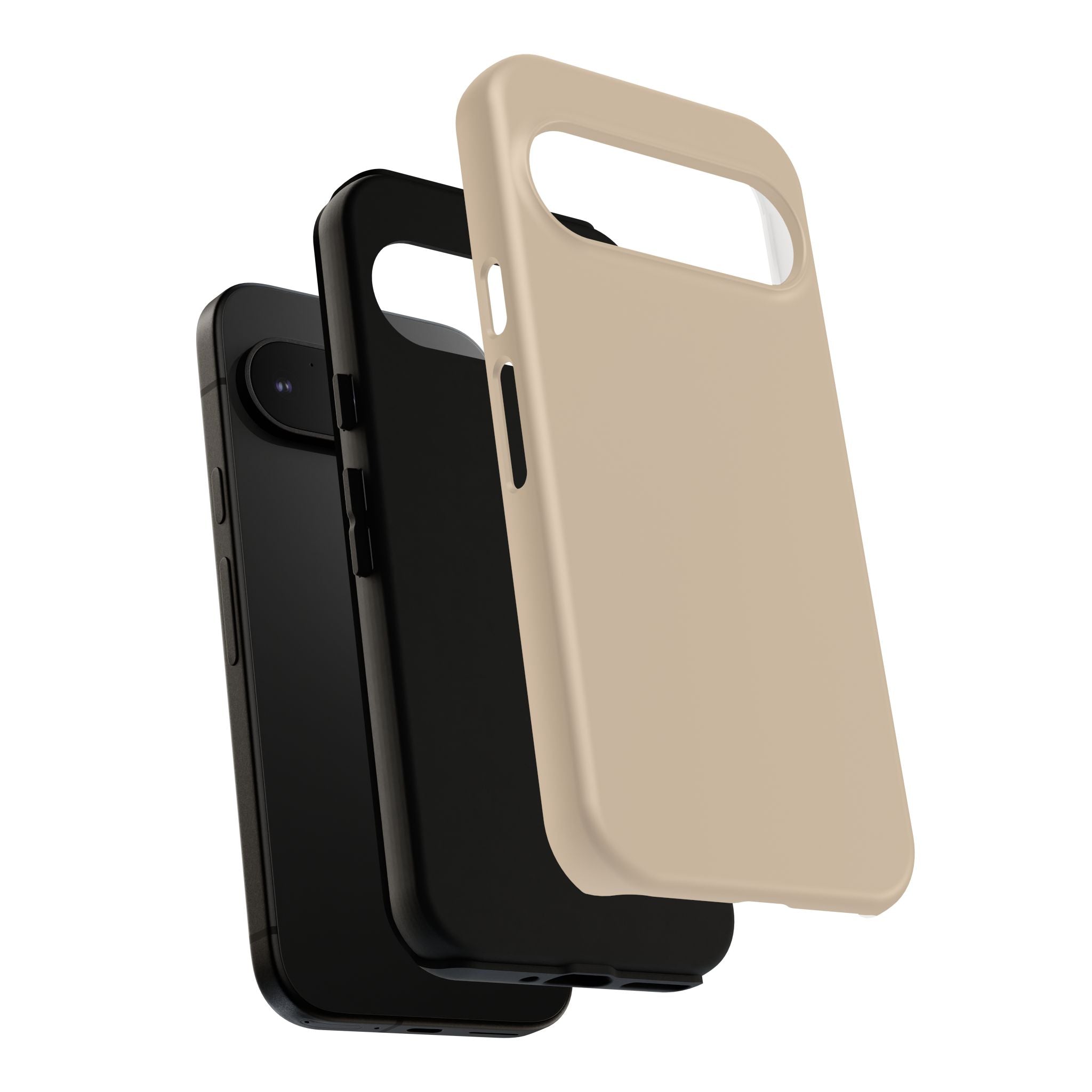 Beige Protective Phone Case
