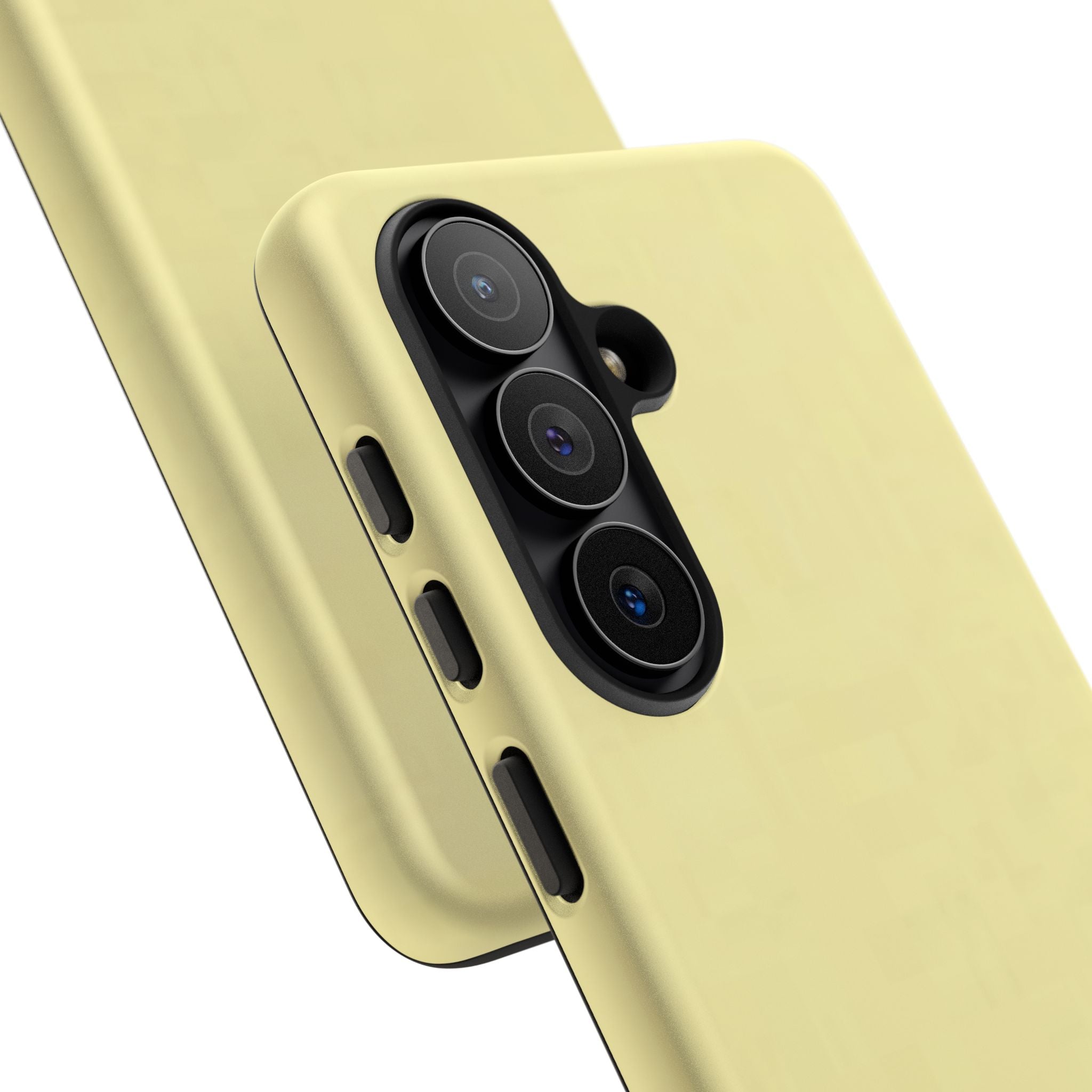 Pale Yellow Protective Phone Case