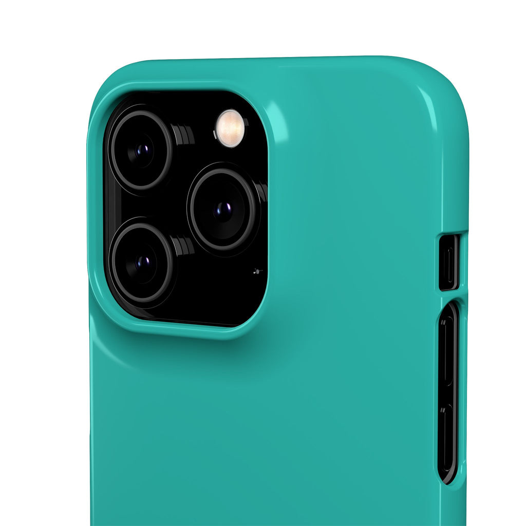 Teal Snap Phone Case