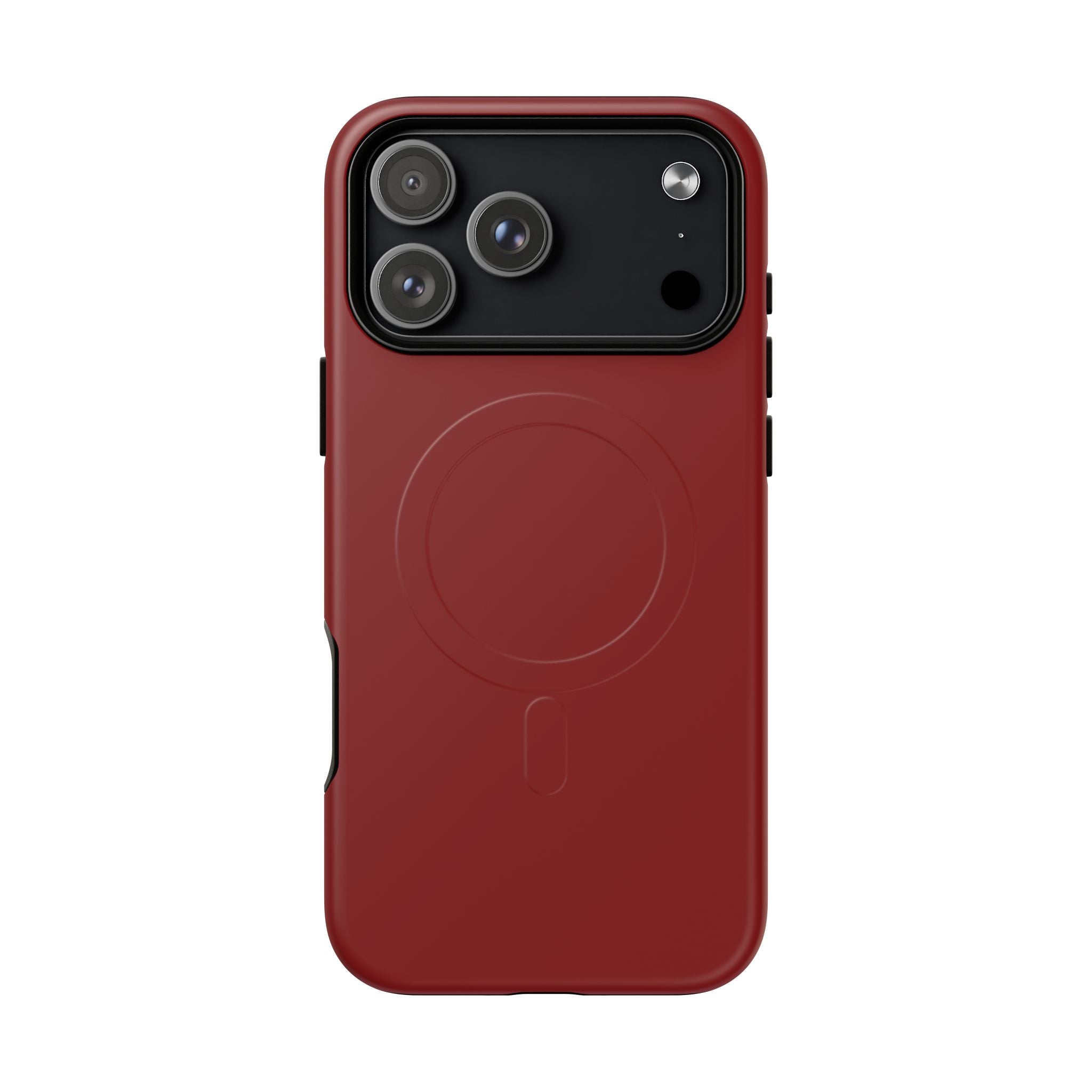 Dark Red MagSafe Protective Phone Case