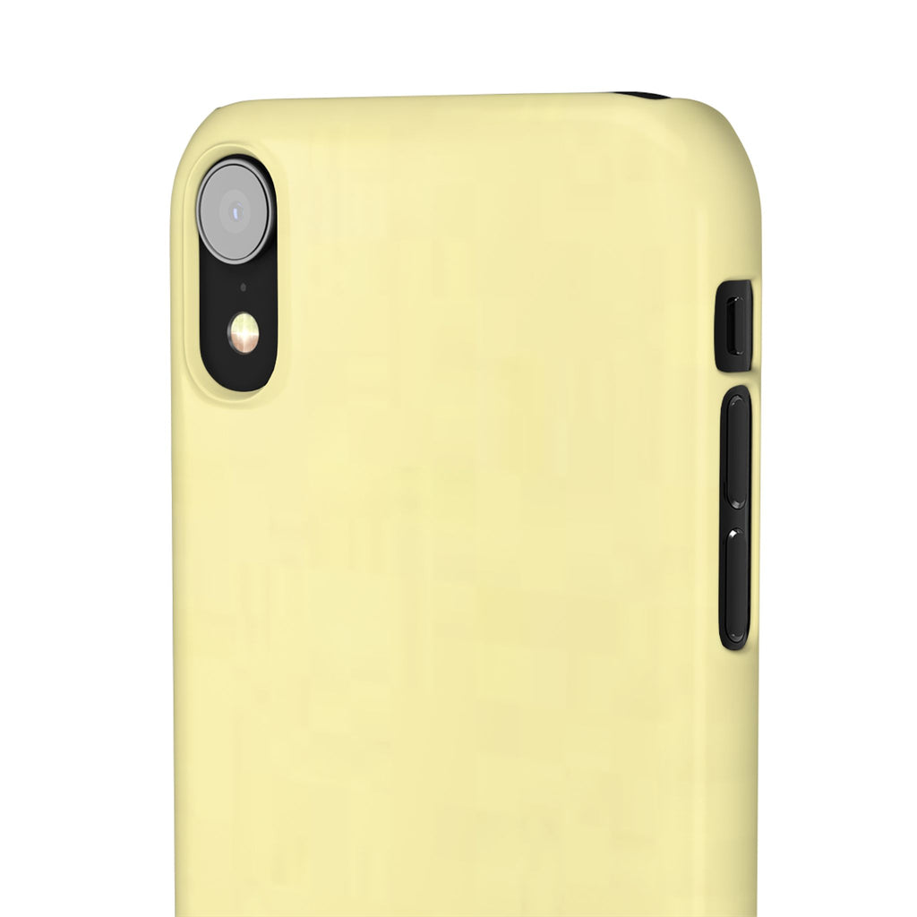Pale Yellow Snap Phone Case