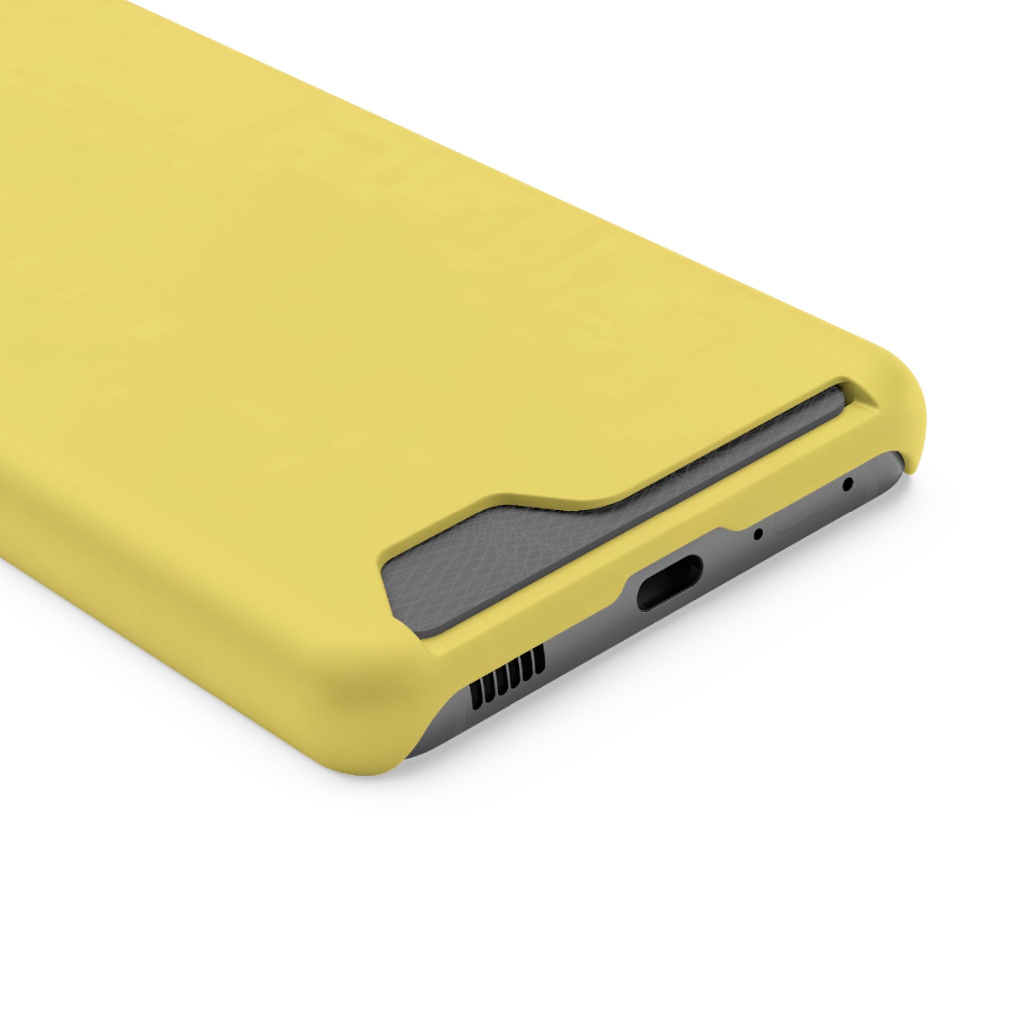 Yellow Card-Holder Phone Case