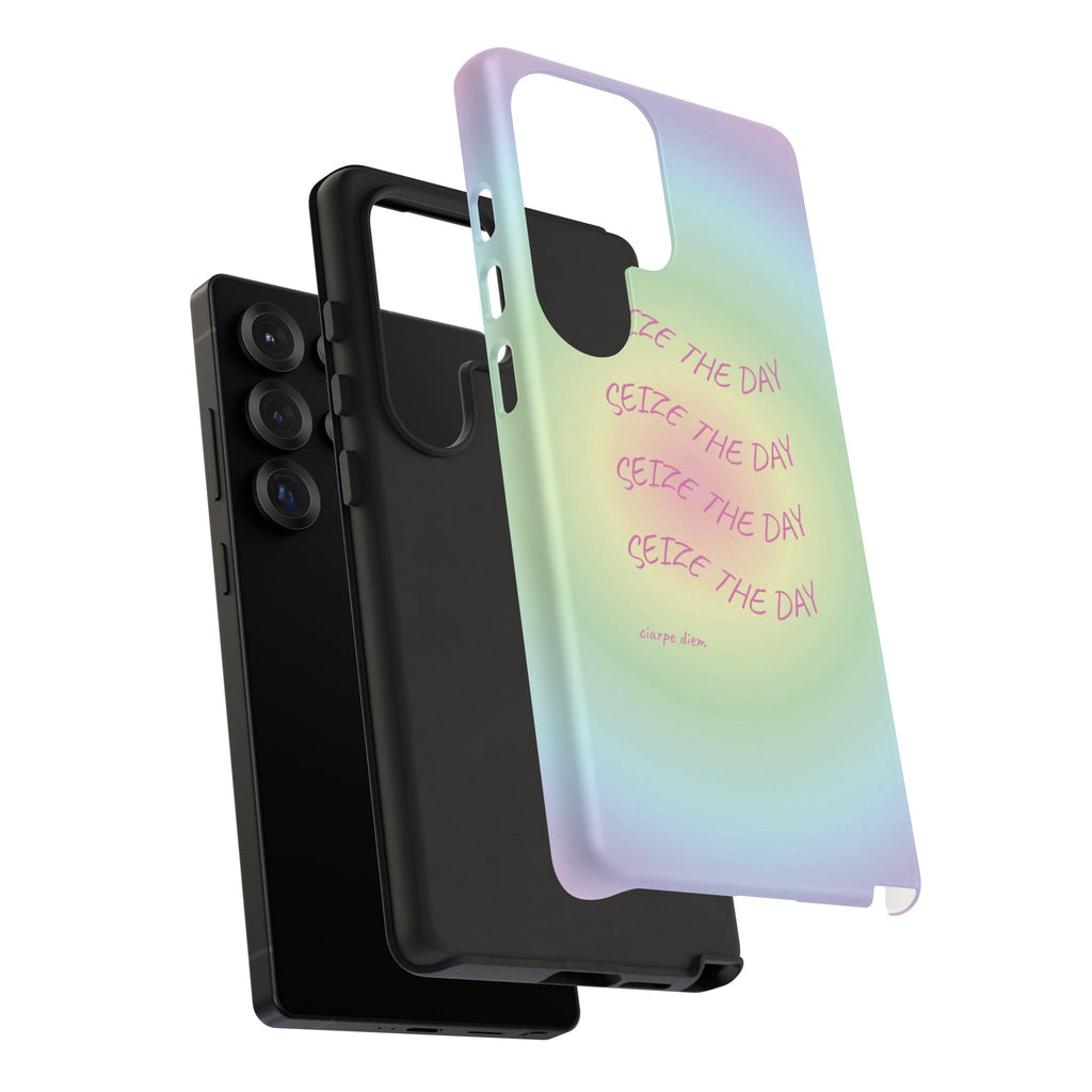 Bermuda Halo Seize The Day Pastel Gradient Tough Phone Case