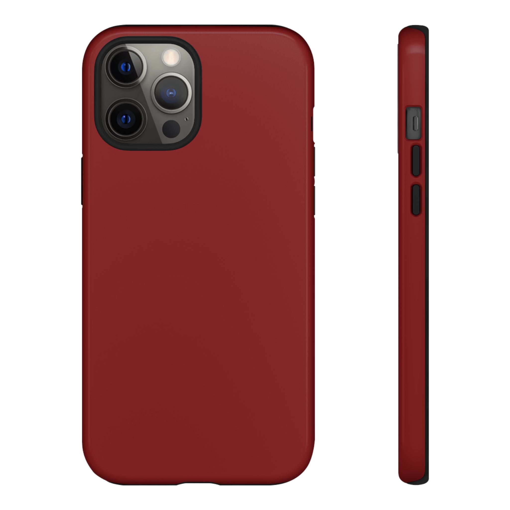 Dark Red Protective Phone Case
