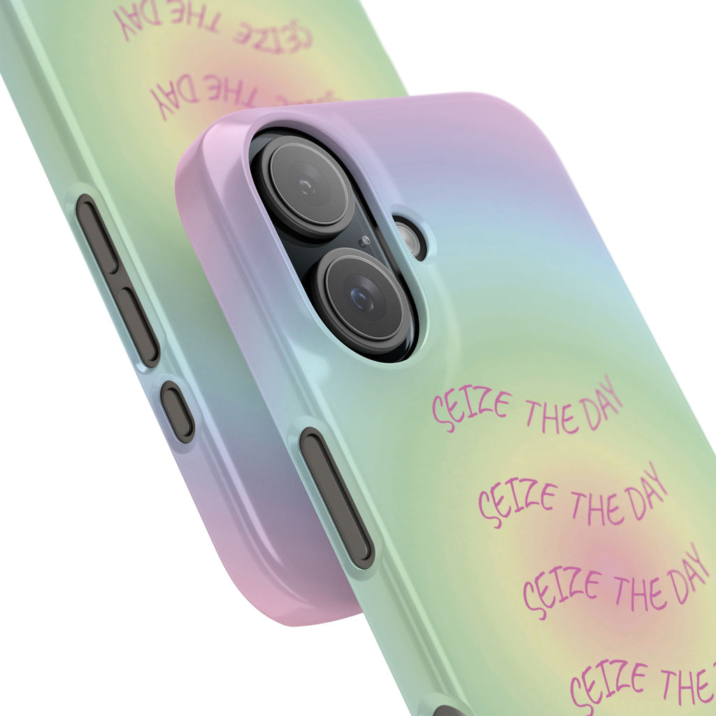 Carpe Diem Bermuda Halo Gradient Snap Phone Case
