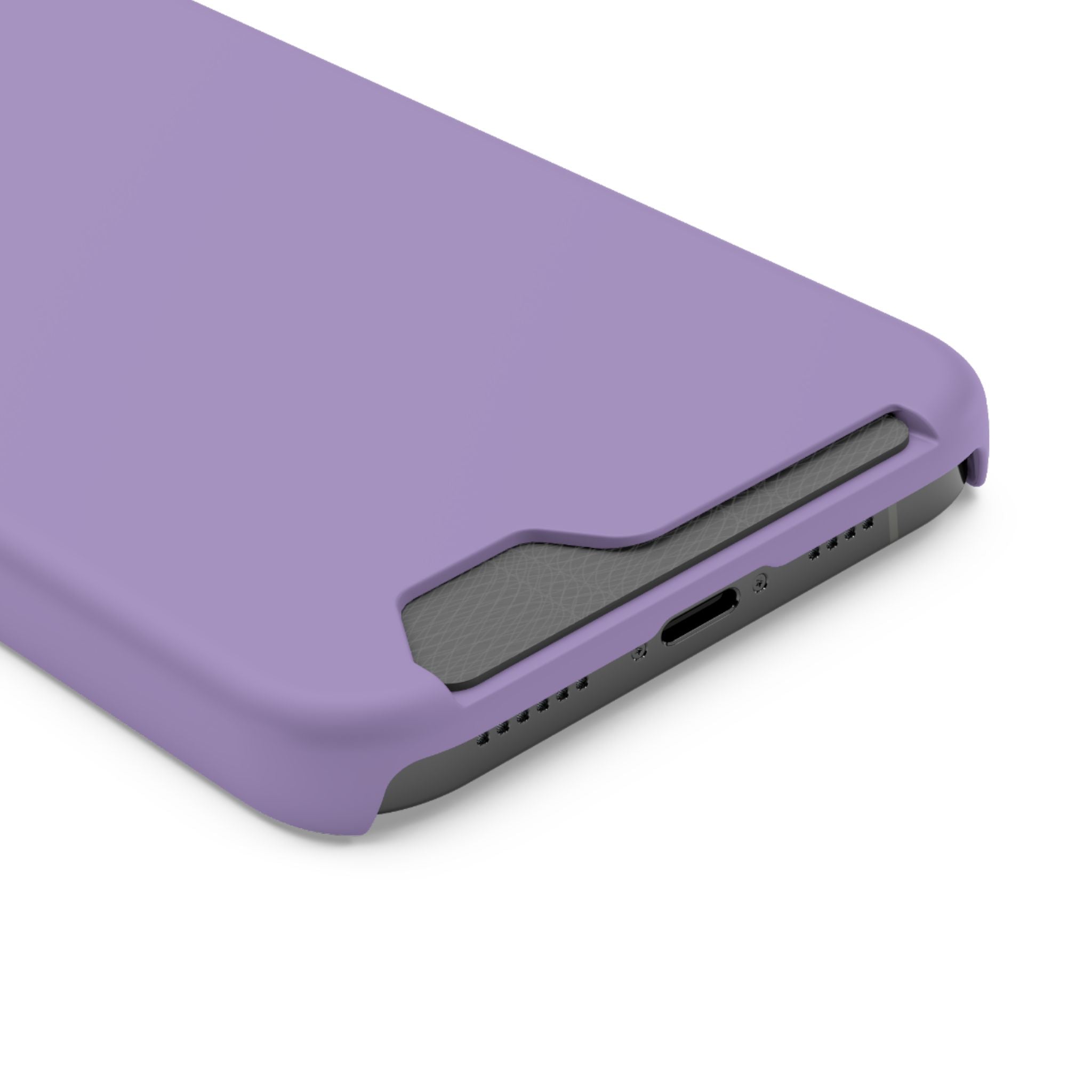 Lilac Card Holder Phone Case