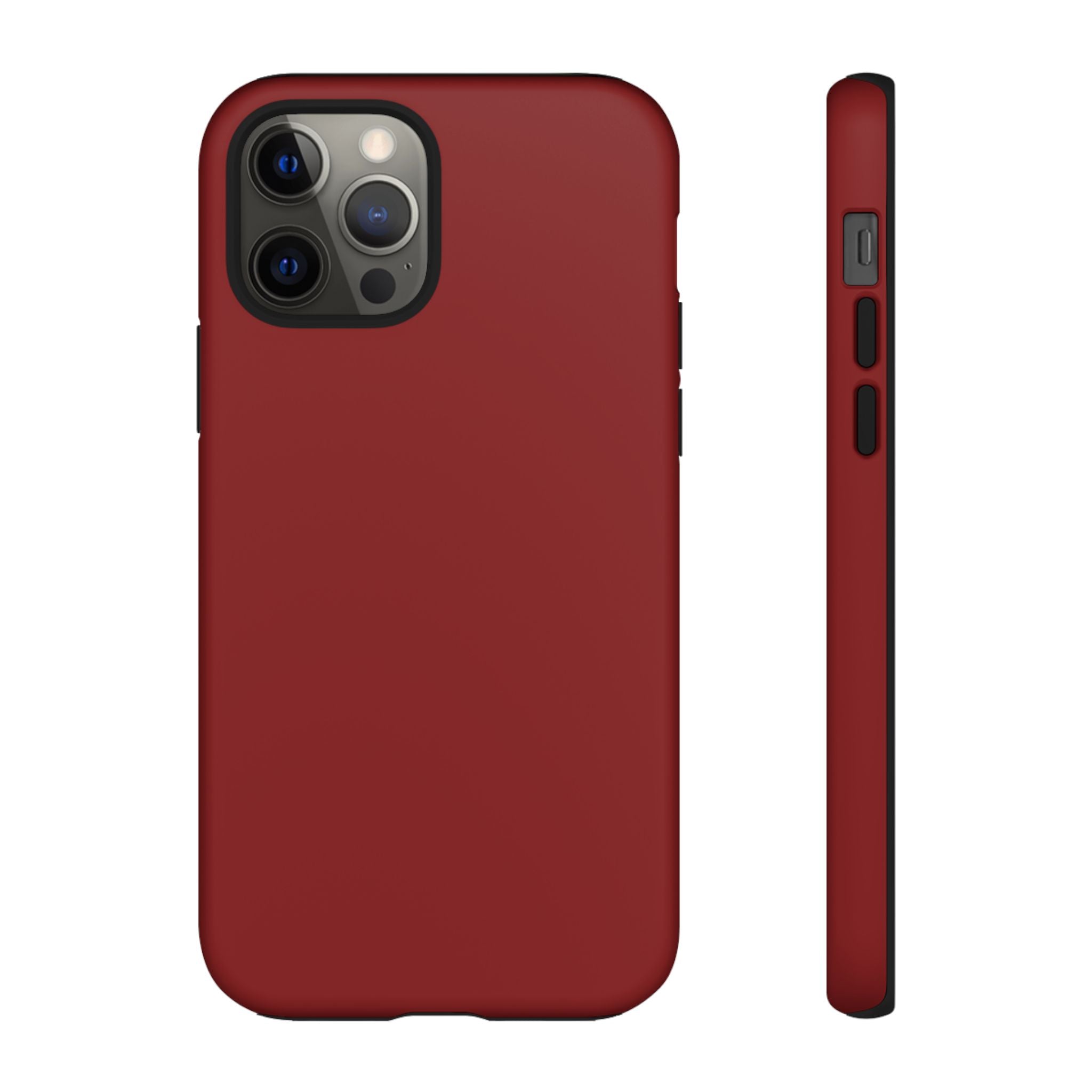 Dark Red Protective Phone Case
