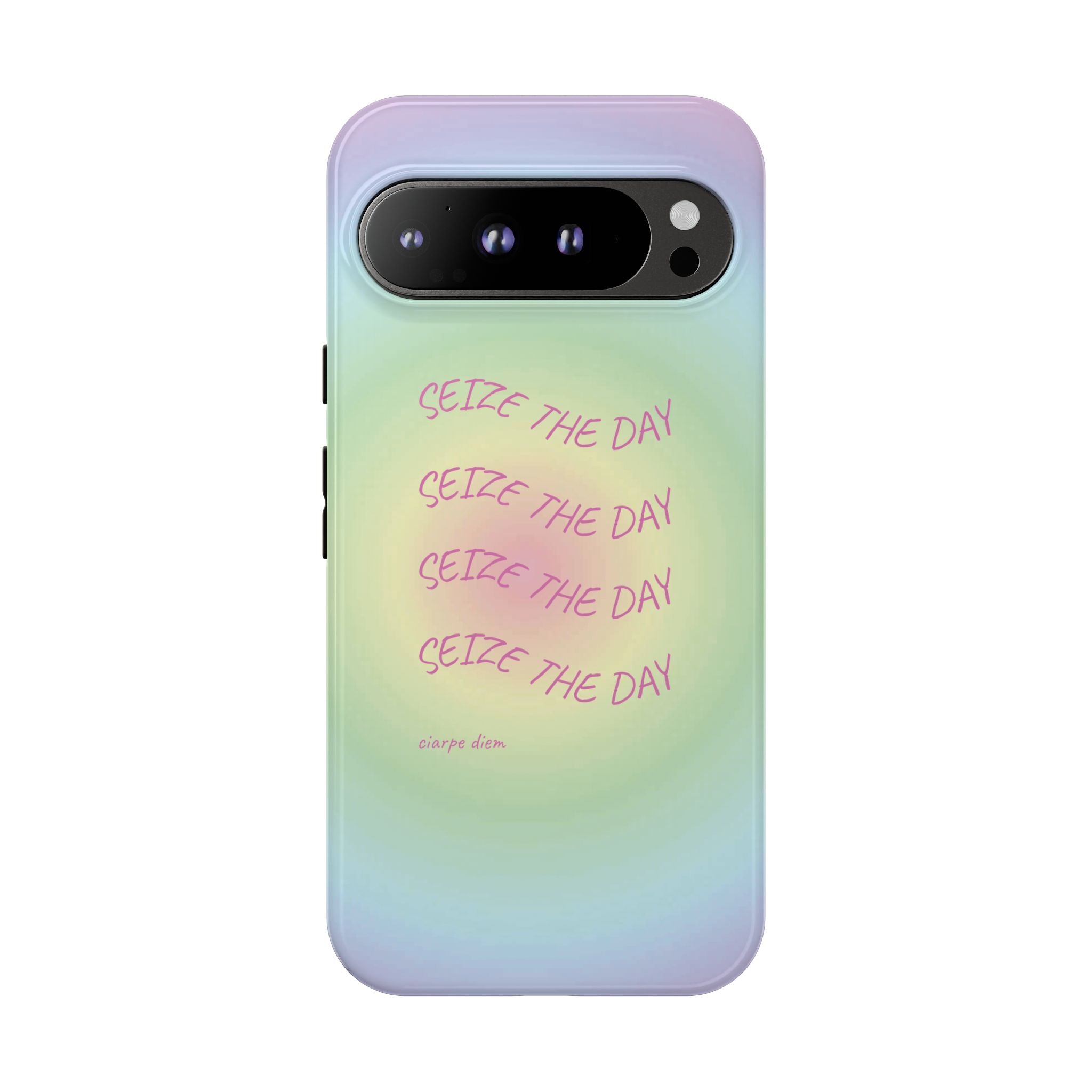 Bermuda Halo Seize The Day Pastel Gradient Tough Phone Case