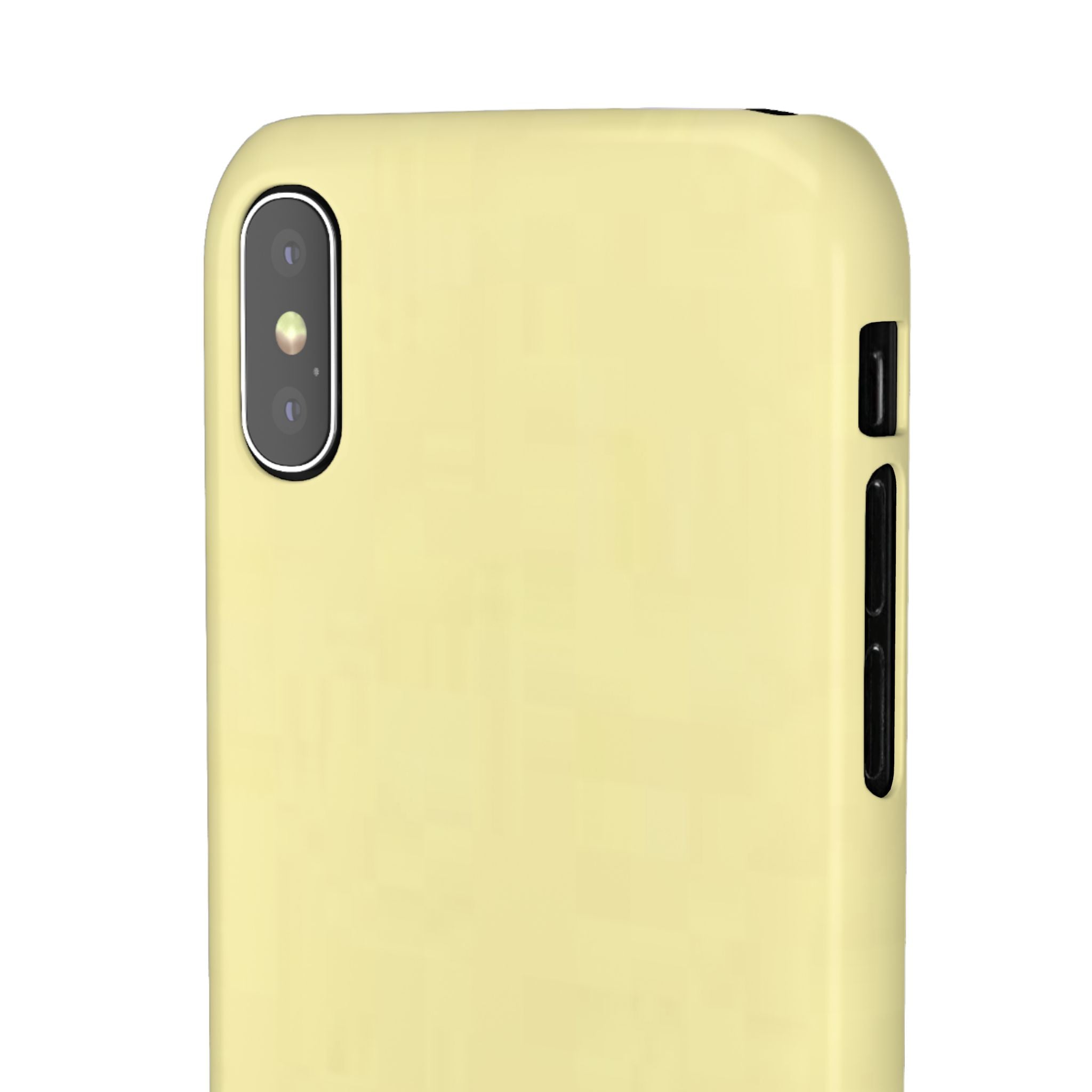 Pale Yellow Snap Phone Case