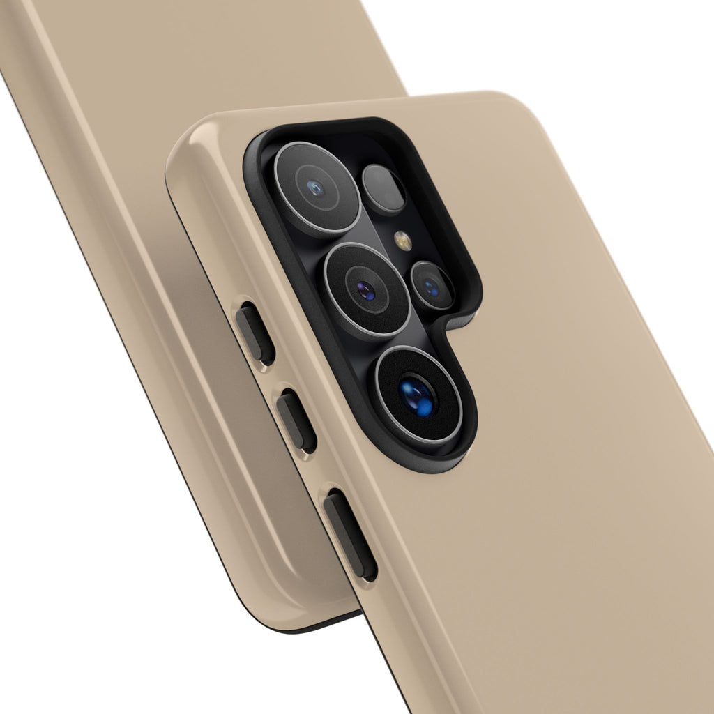 Beige Protective Phone Case