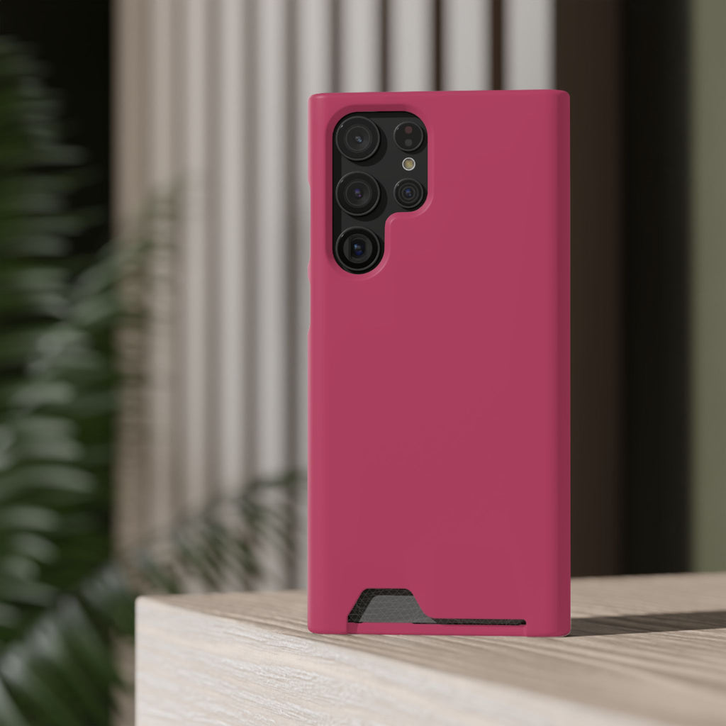 Raspberry Card Holder Phone Case