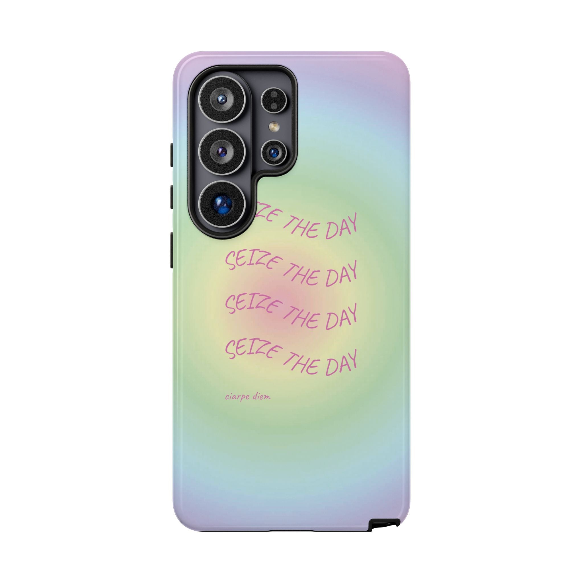 Bermuda Halo Seize The Day Pastel Gradient Tough Phone Case