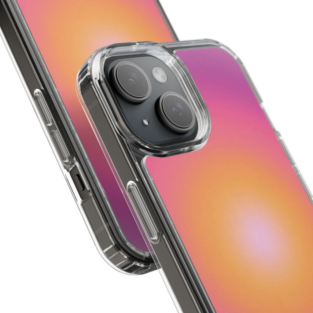 Sunset Gradient Clear Protective Cover