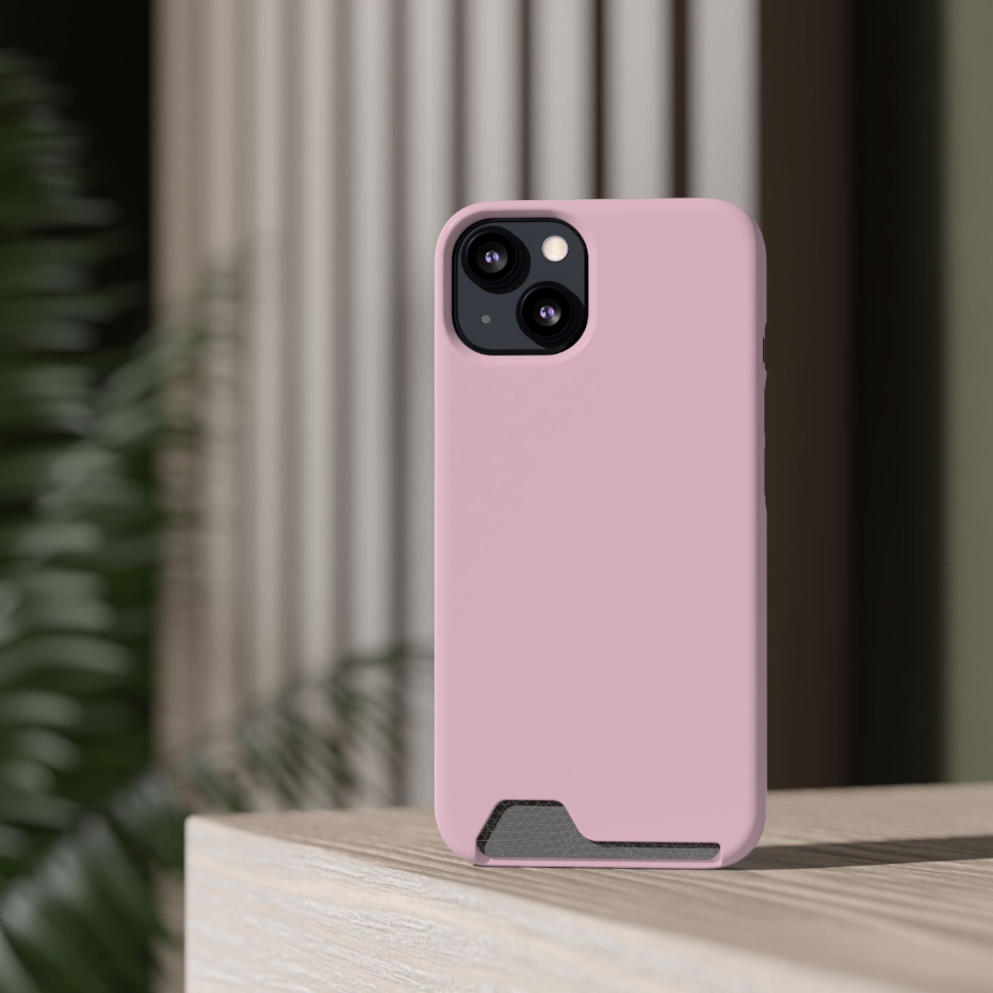 Pale Pink Card-Holder Phone Case