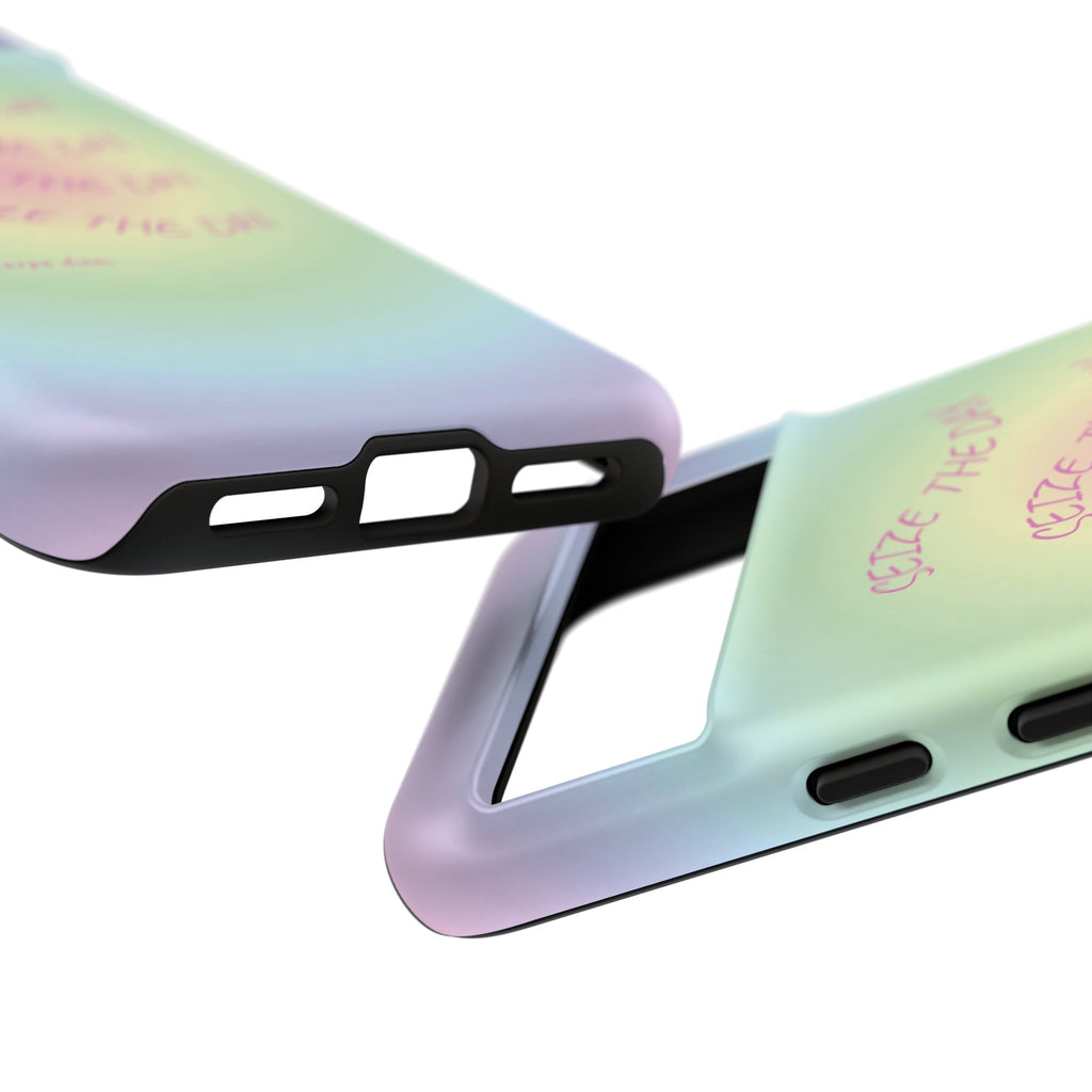 Bermuda Halo Seize The Day Pastel Gradient Tough Phone Case