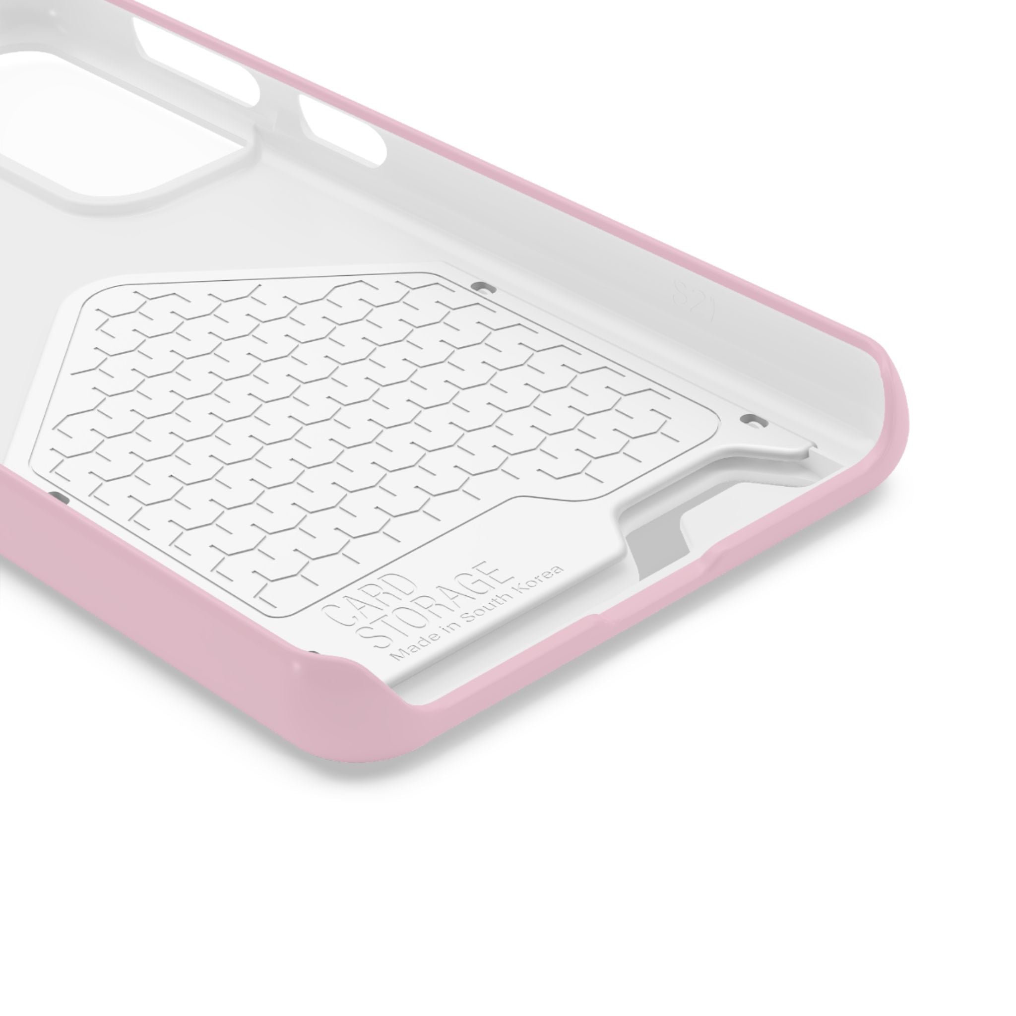Pale Pink Card-Holder Phone Case