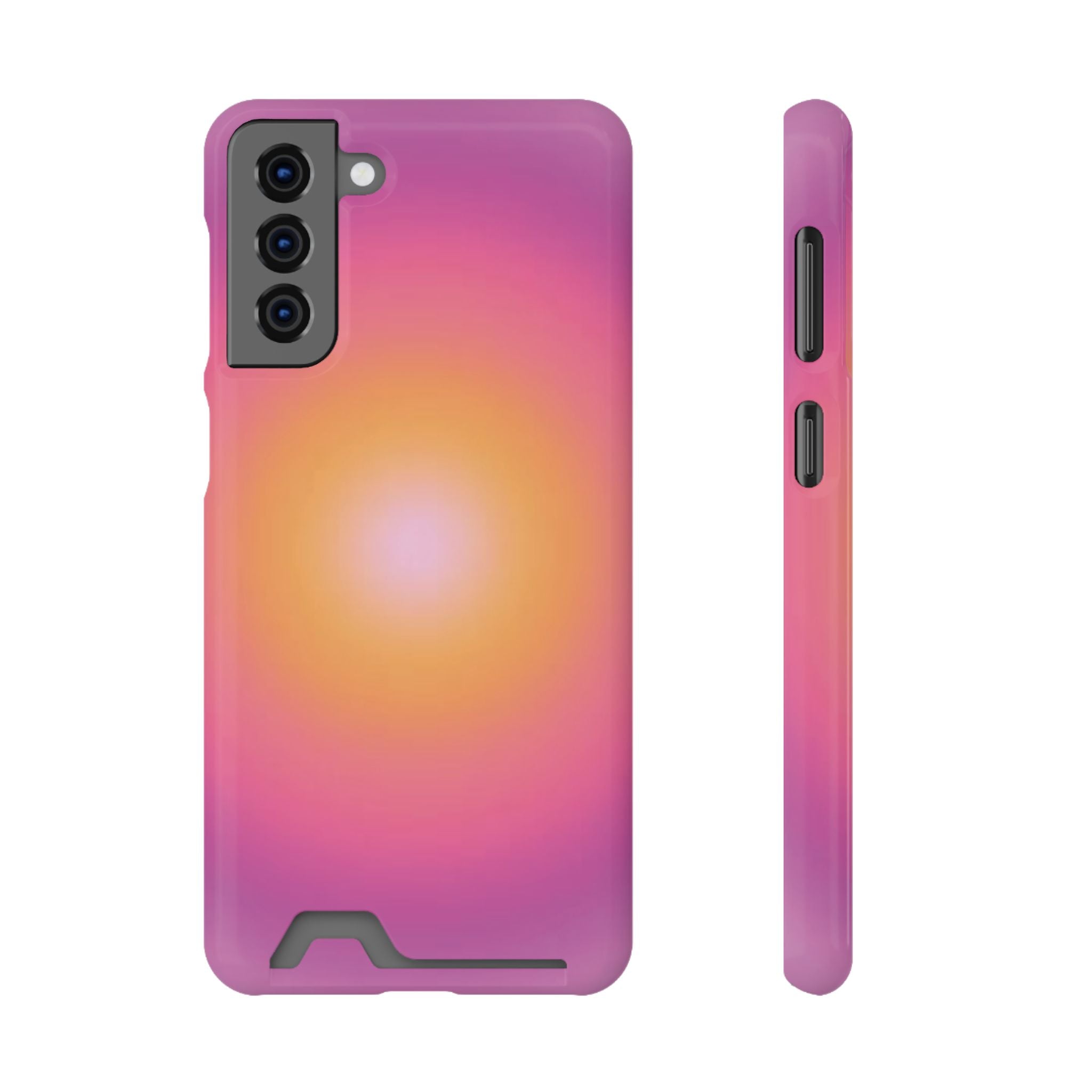 Sunset Gradient Phone Case with Card Holder