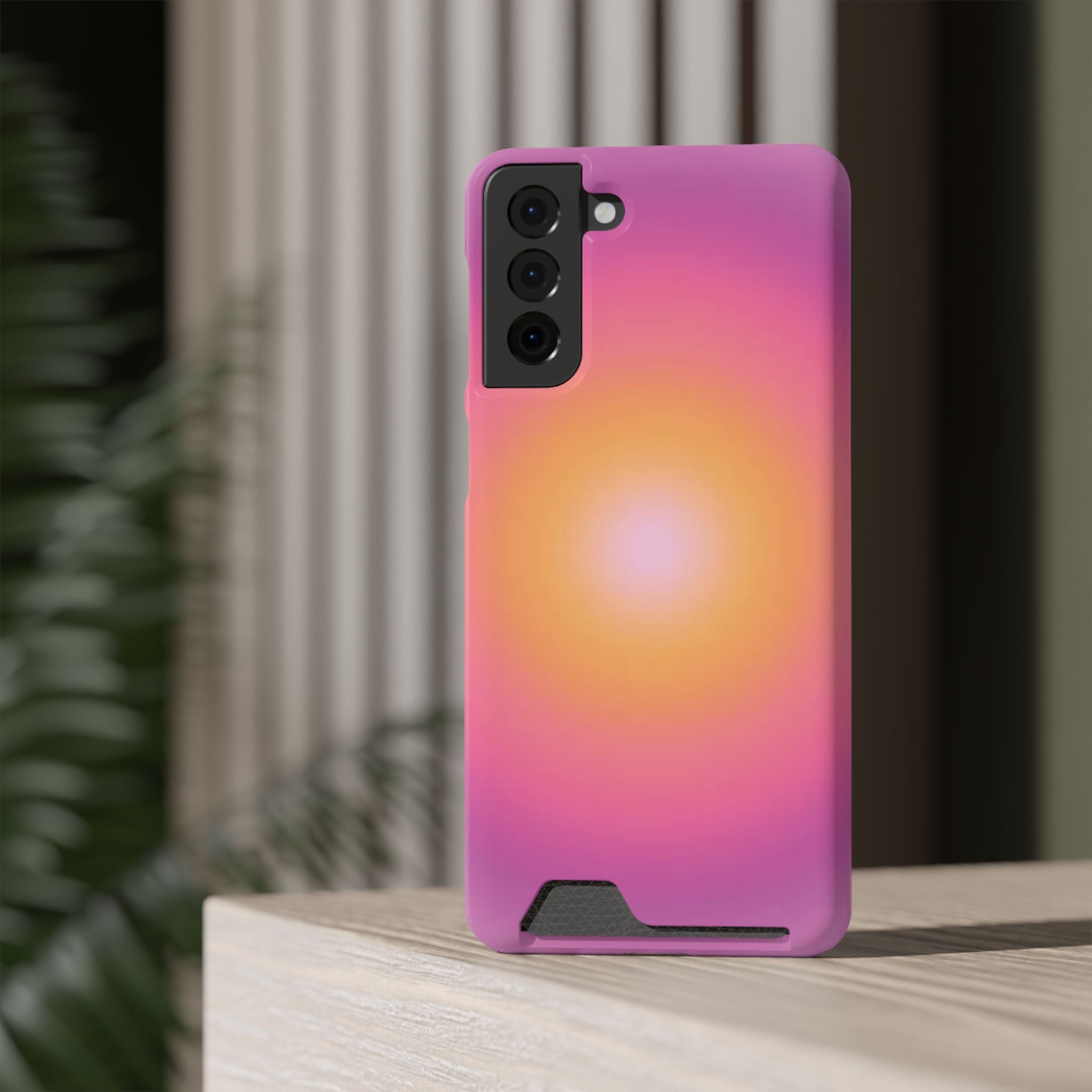 Sunset Gradient Phone Case with Card Holder