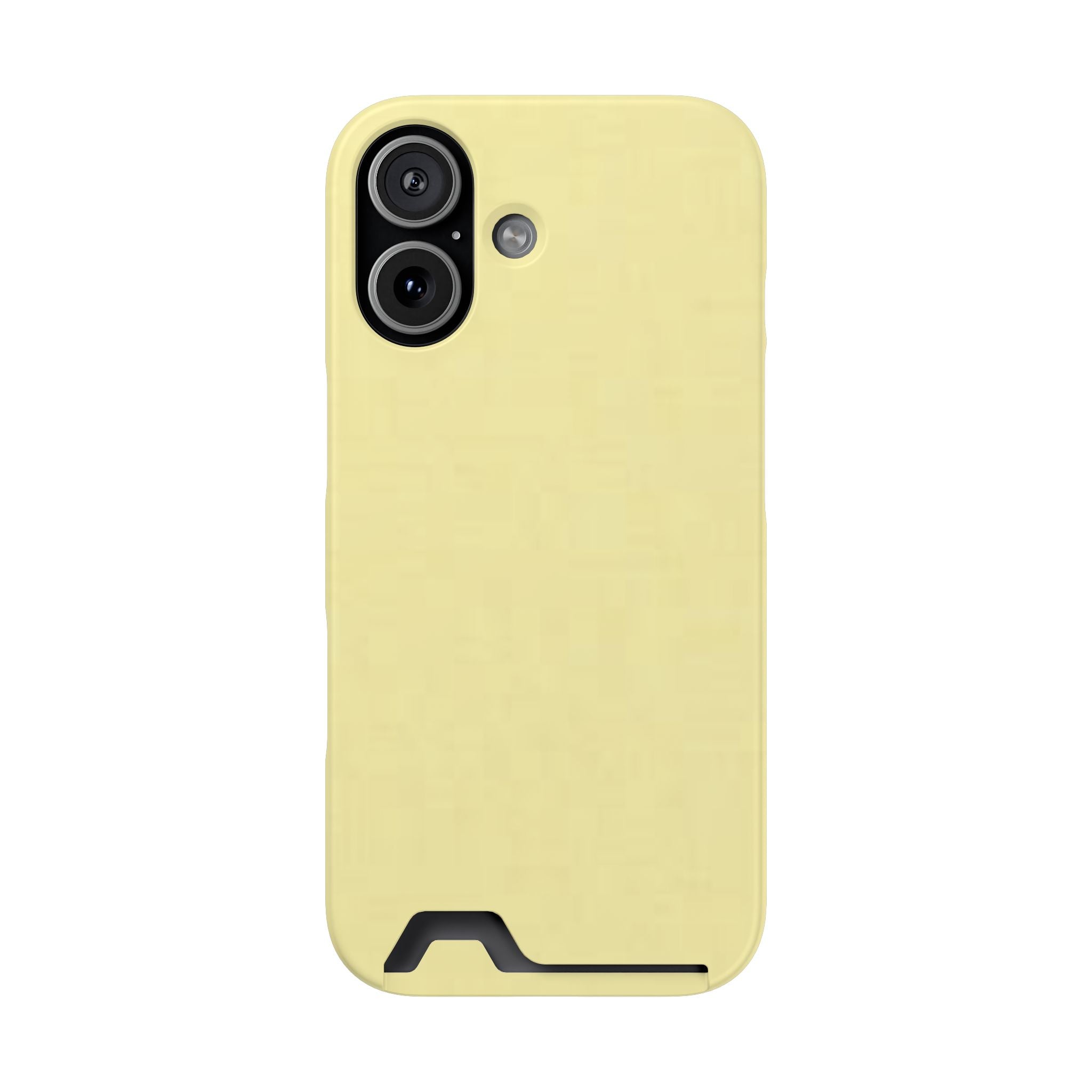 Pale Yellow Card-Holder Phone Case