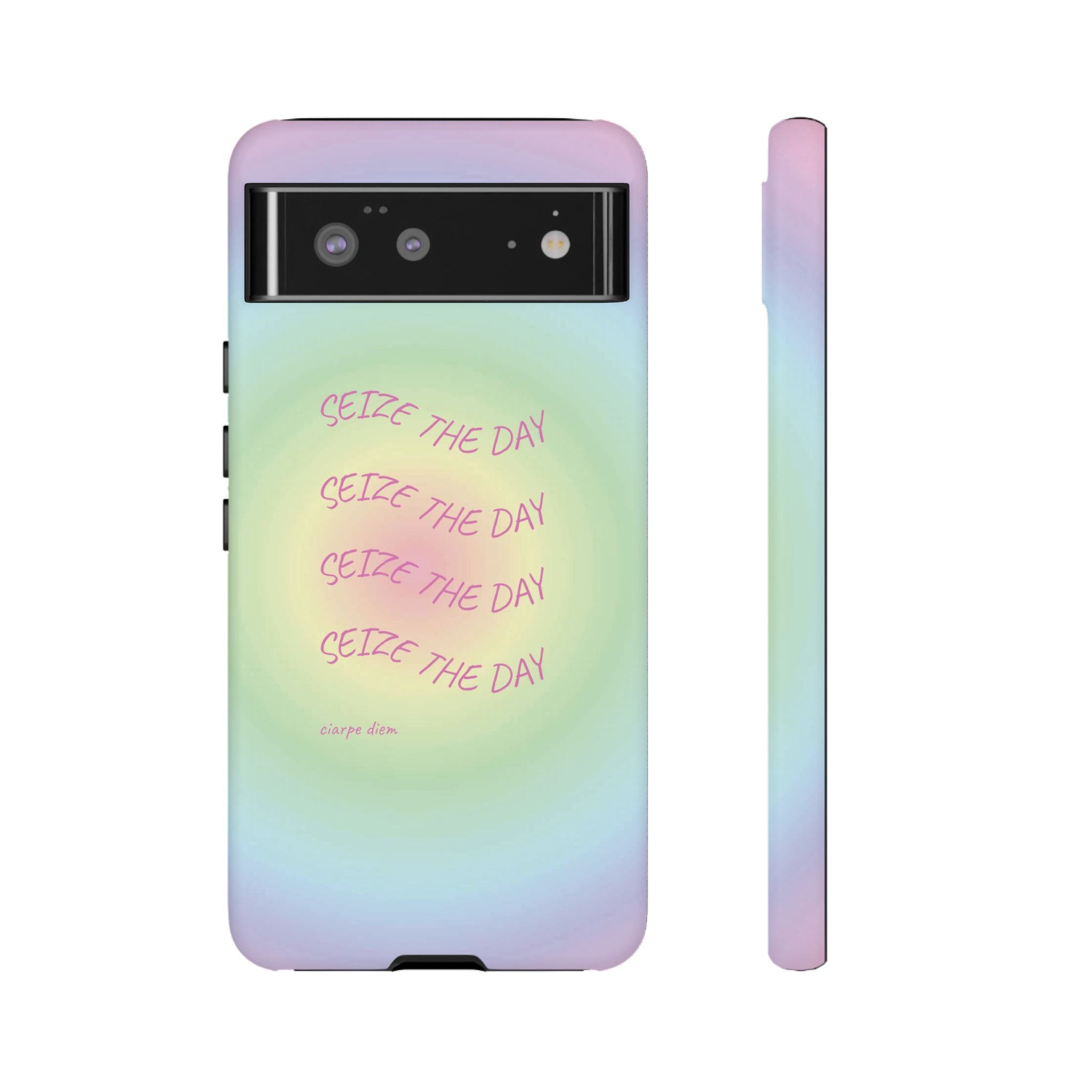 Bermuda Halo Seize The Day Pastel Gradient Tough Phone Case