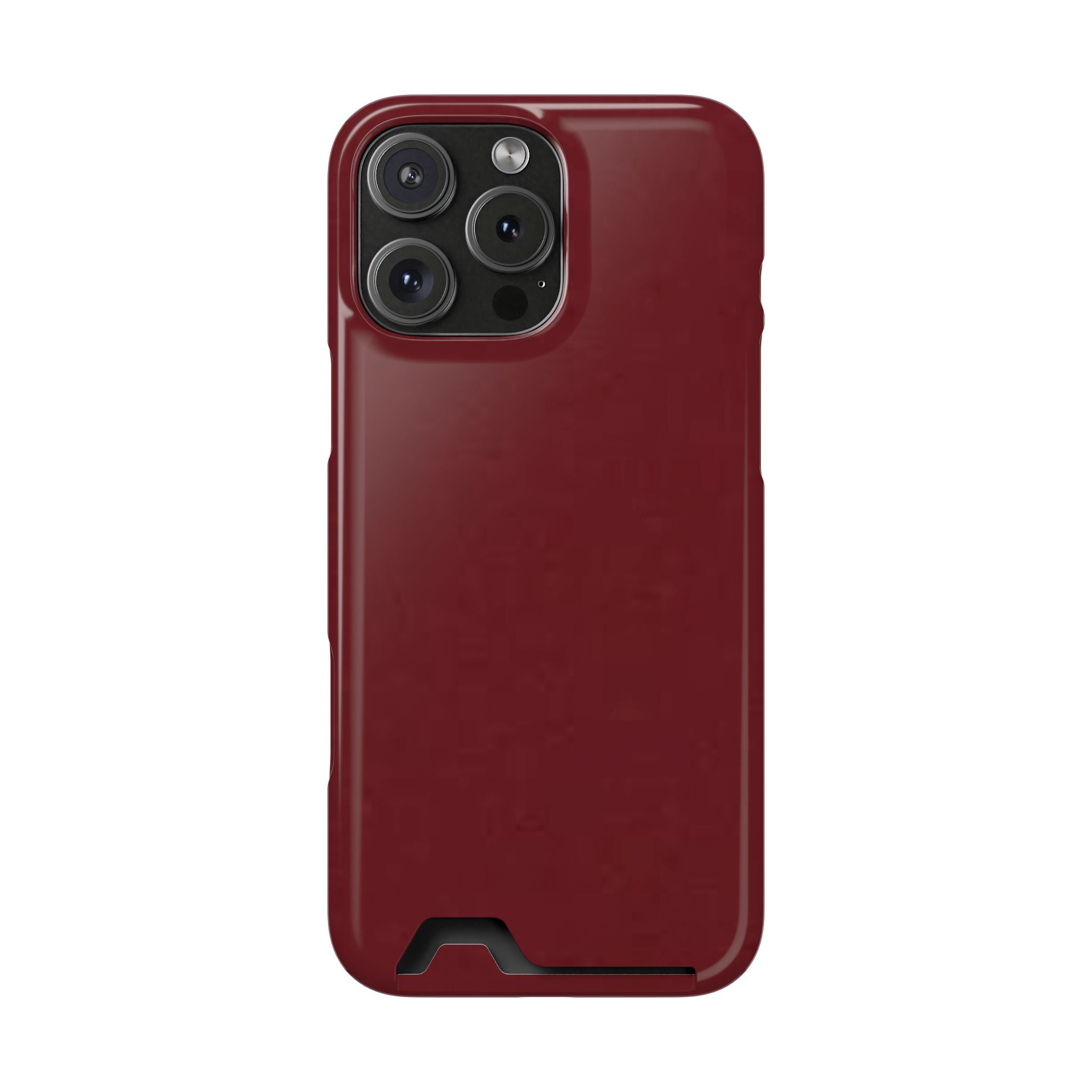 Dark Cherry Card Holder Phone Case
