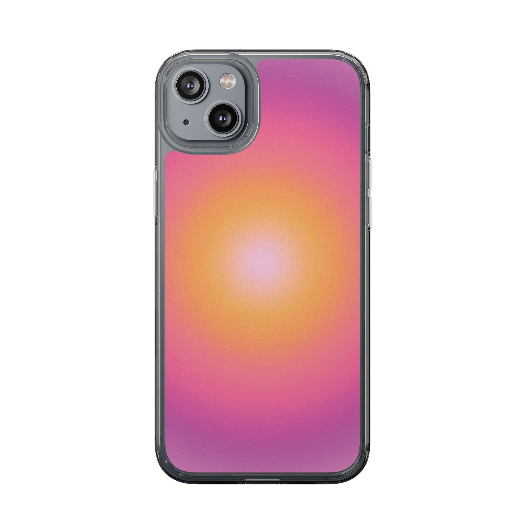 Sunset Gradient Clear Protective Cover