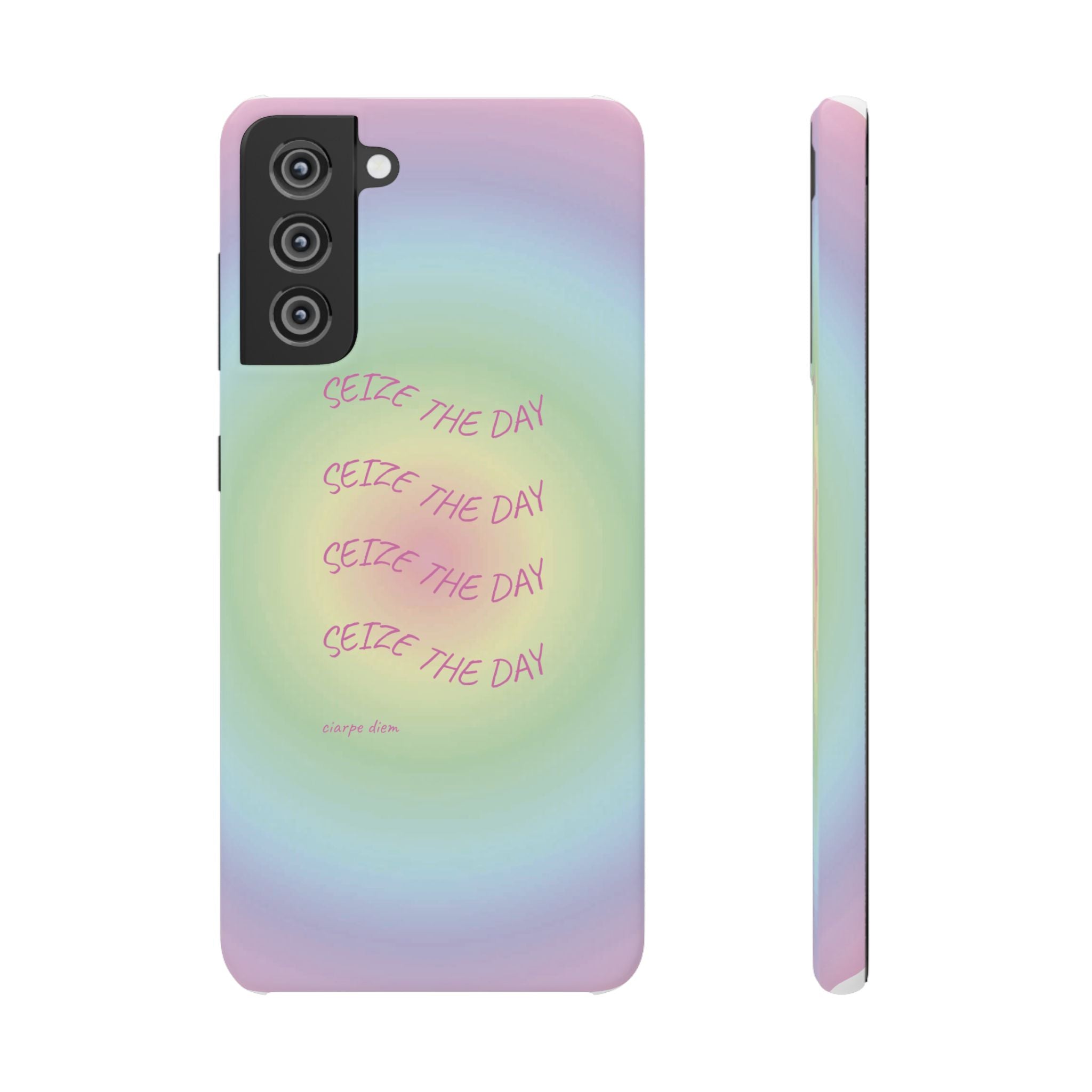 Carpe Diem Bermuda Halo Gradient Snap Phone Case