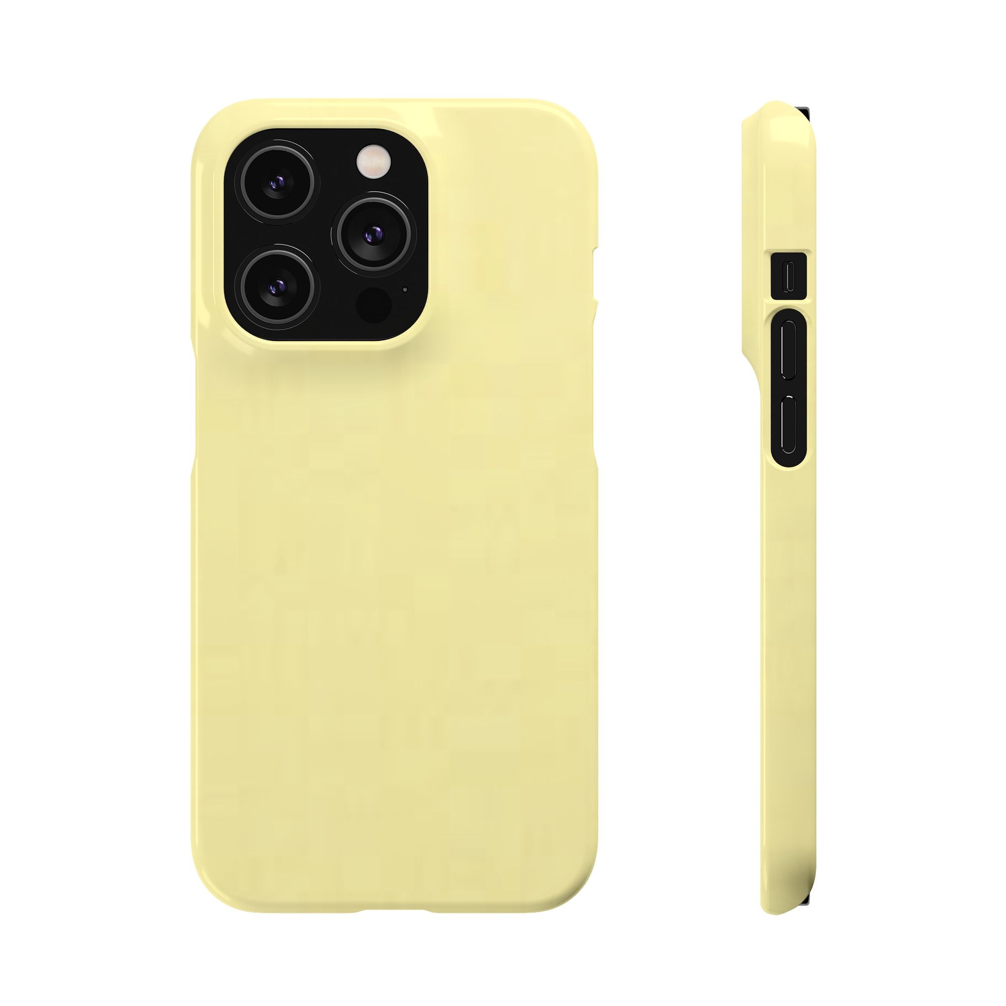 Pale Yellow Snap Phone Case