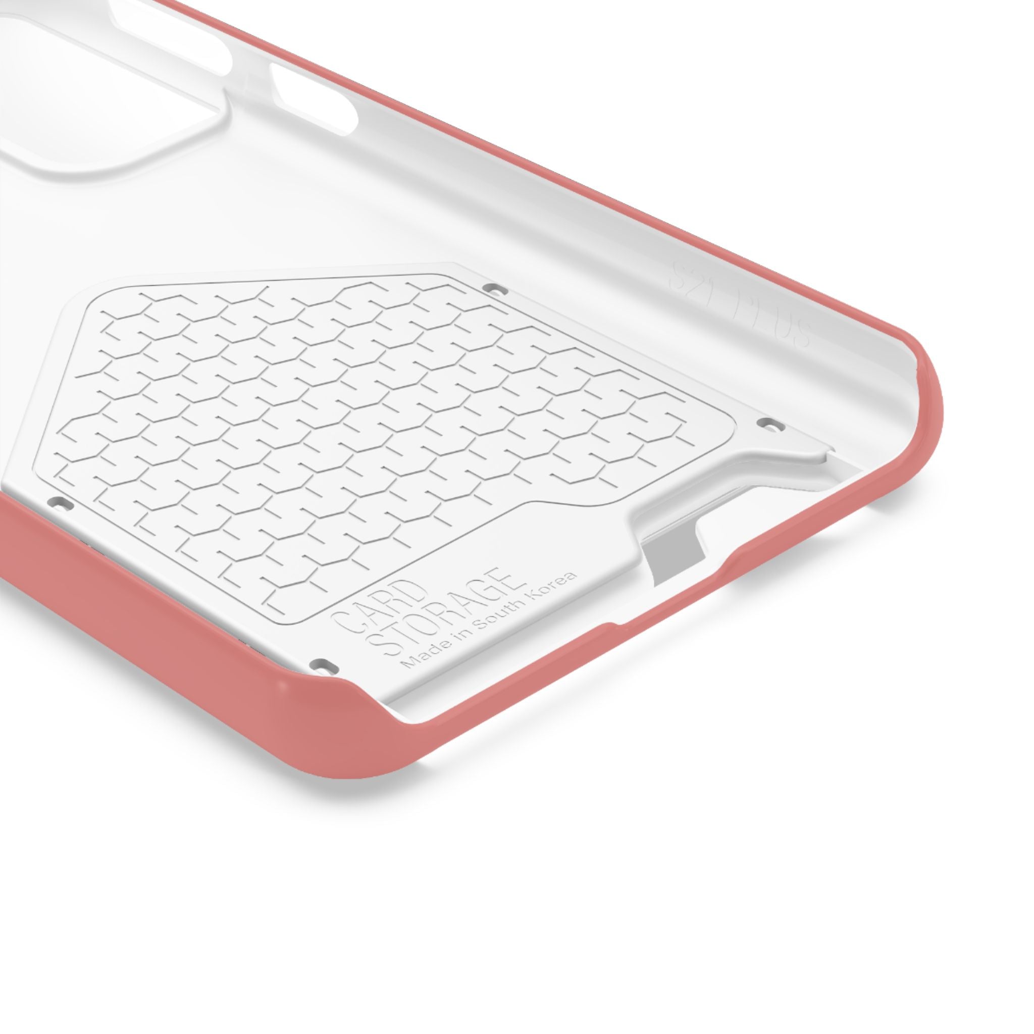 Frosty Pink Card Holder Phone Case