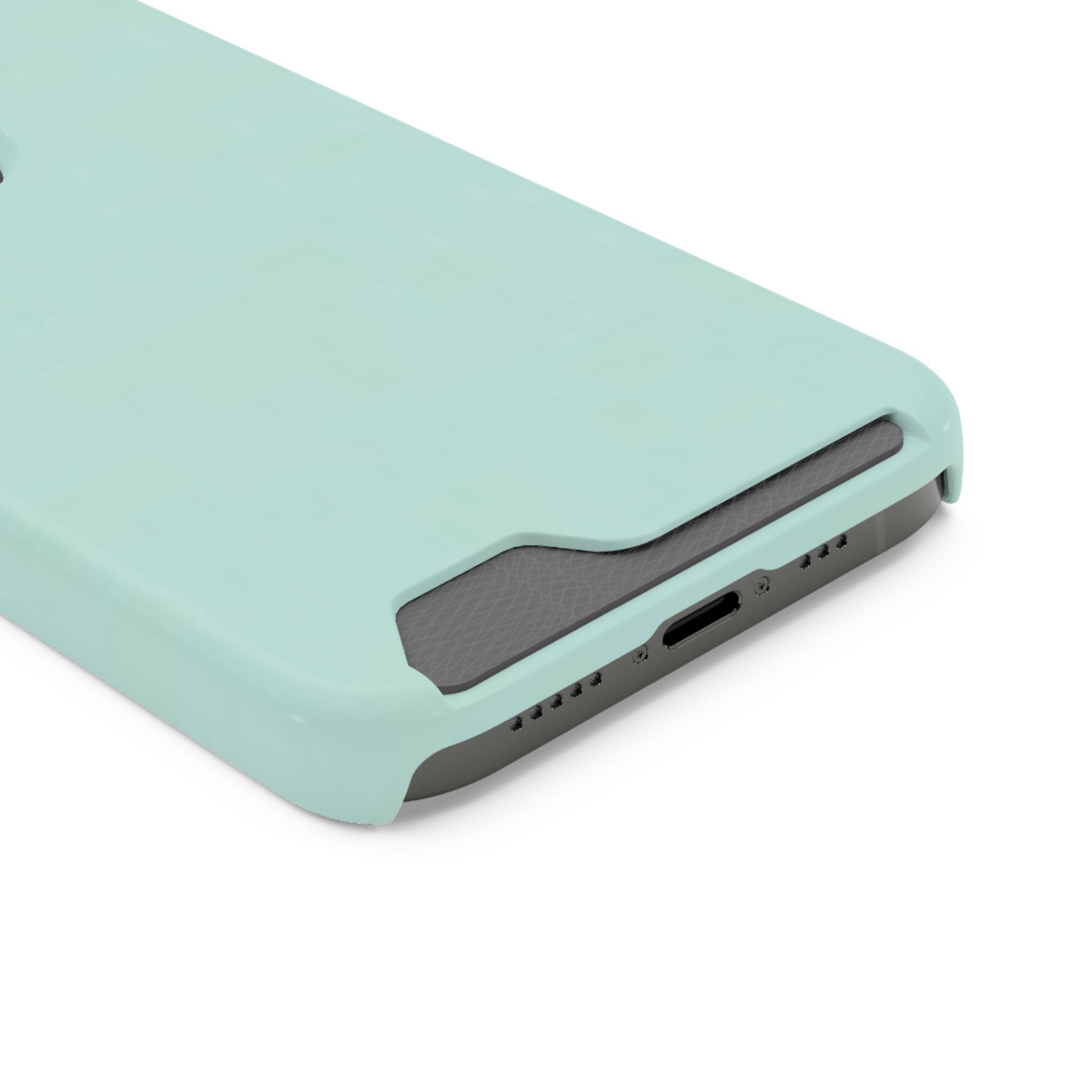 Light Mint Card Holder Phone Case
