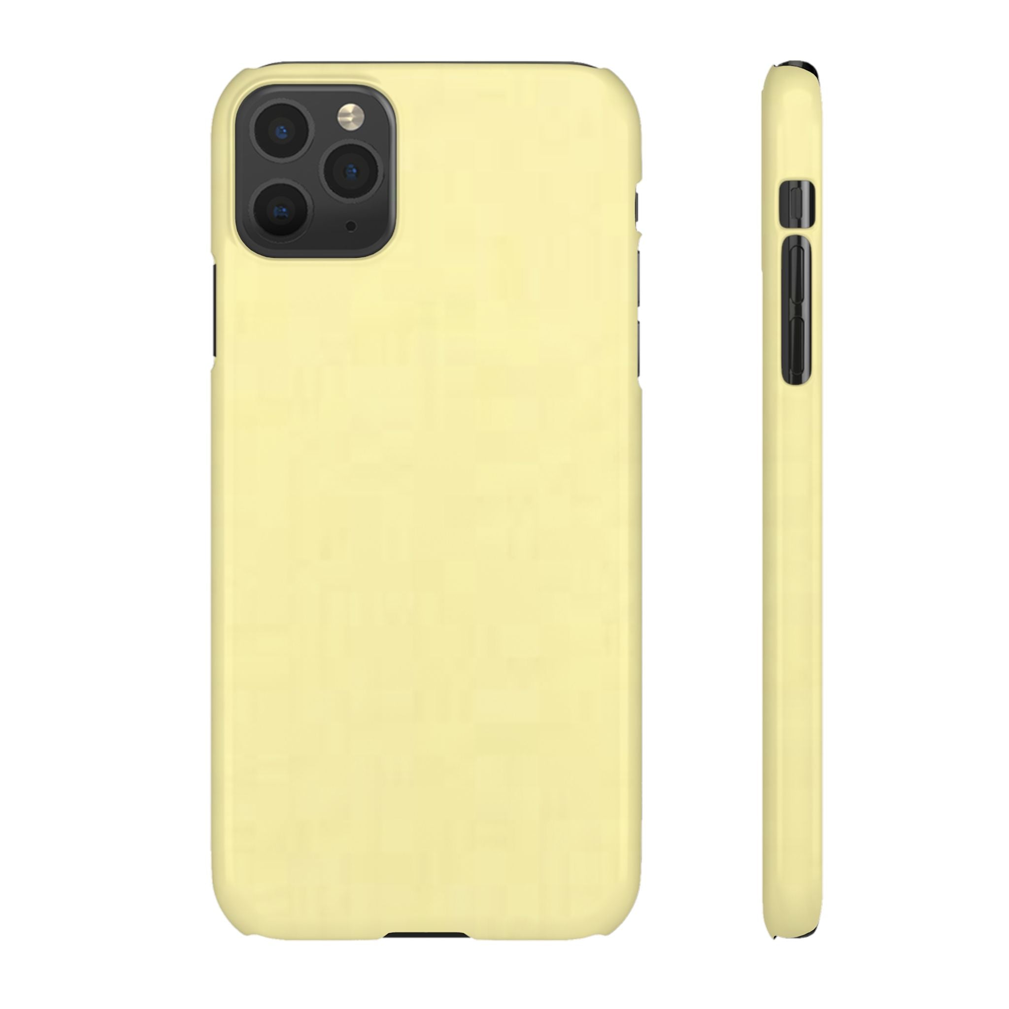 Pale Yellow Snap Phone Case