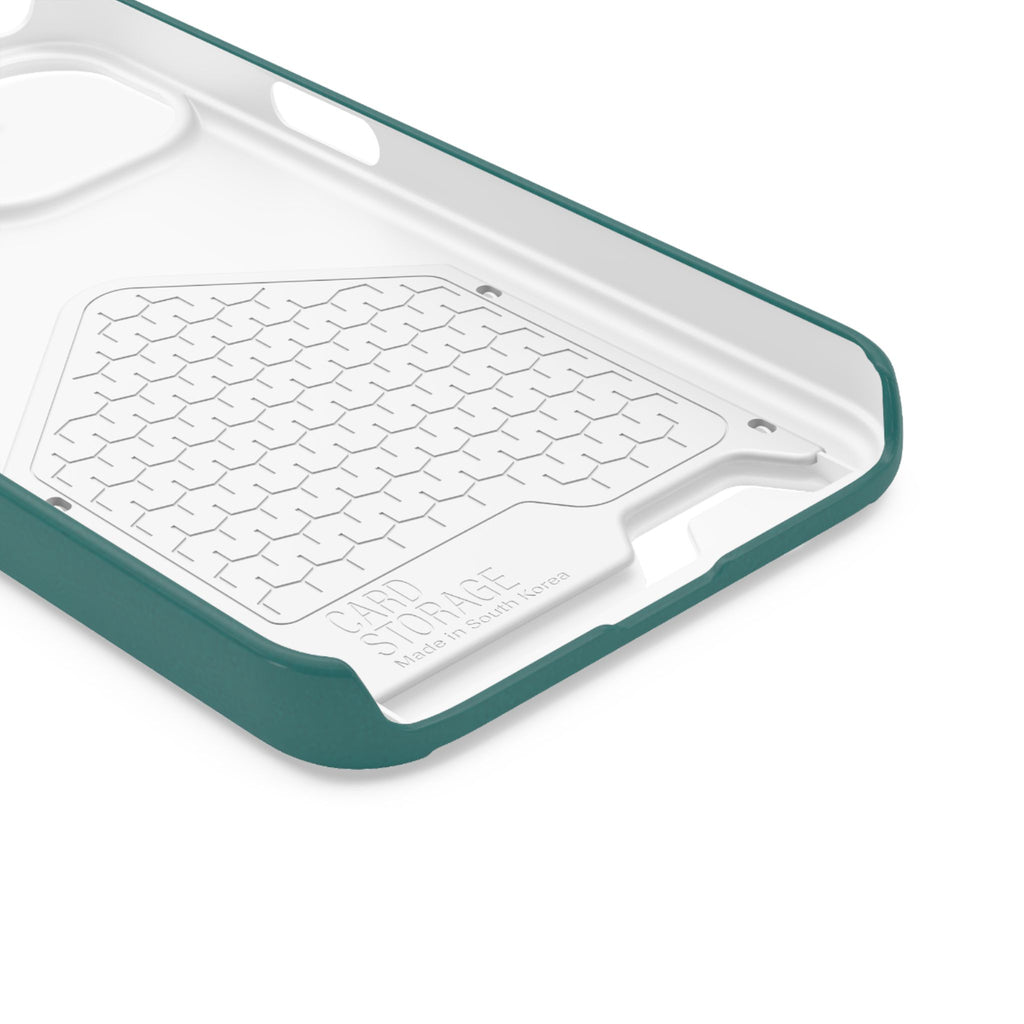 Sea Green Card Holder Phone Case
