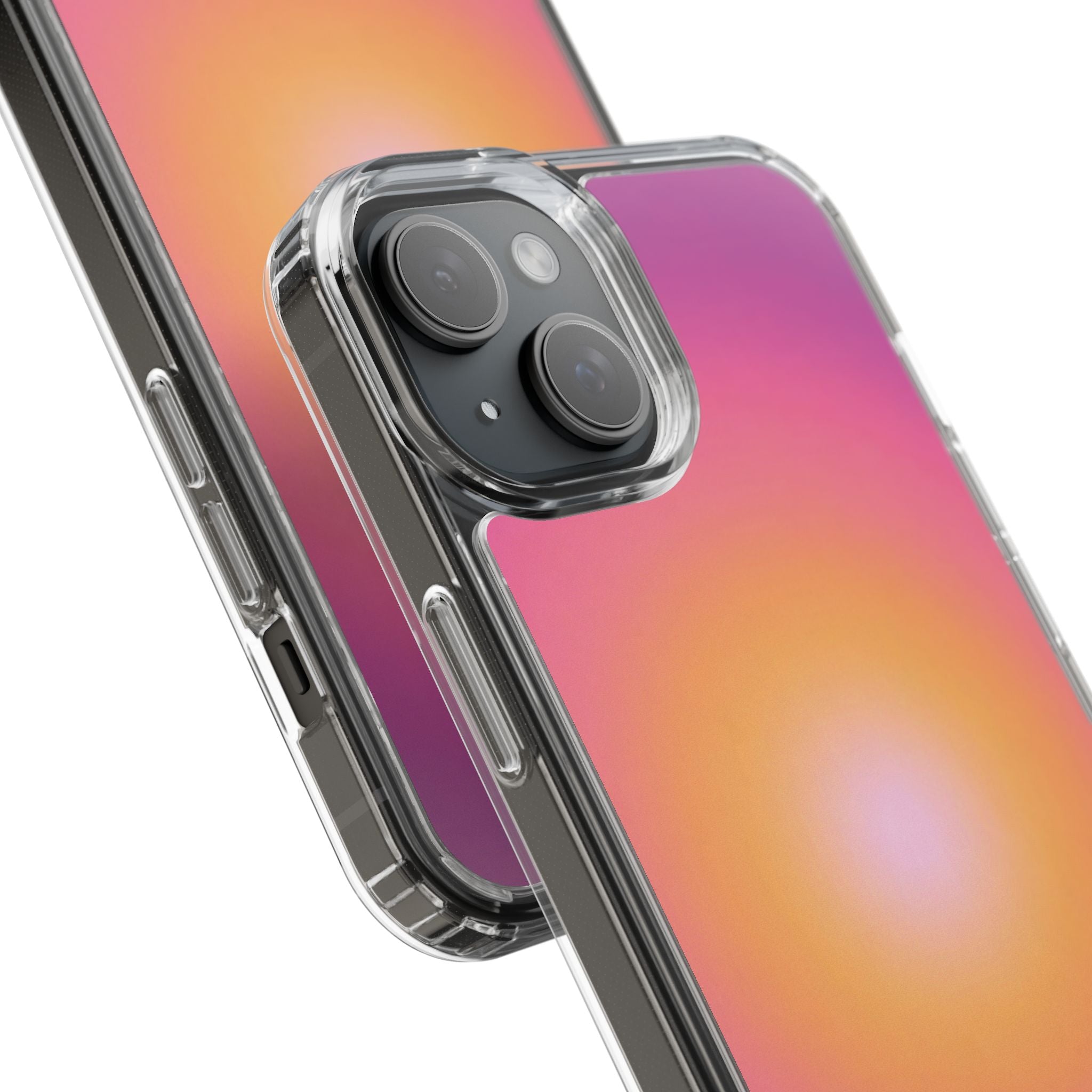 Sunset Gradient Clear Protective Cover