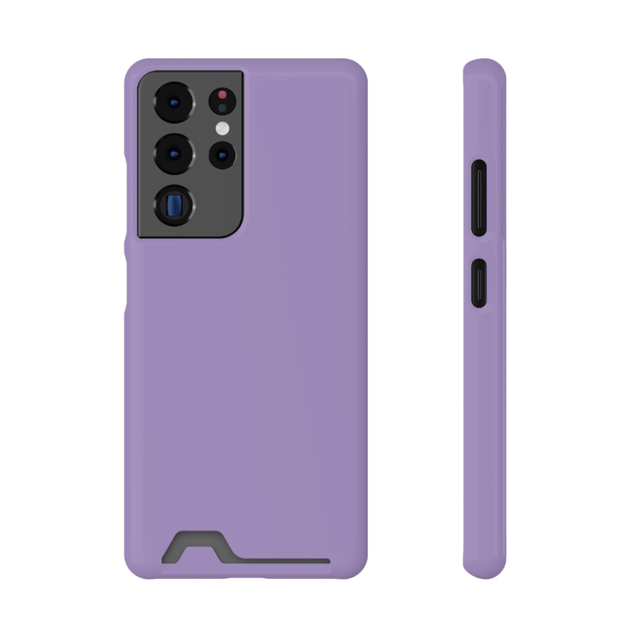 Lilac Card Holder Phone Case