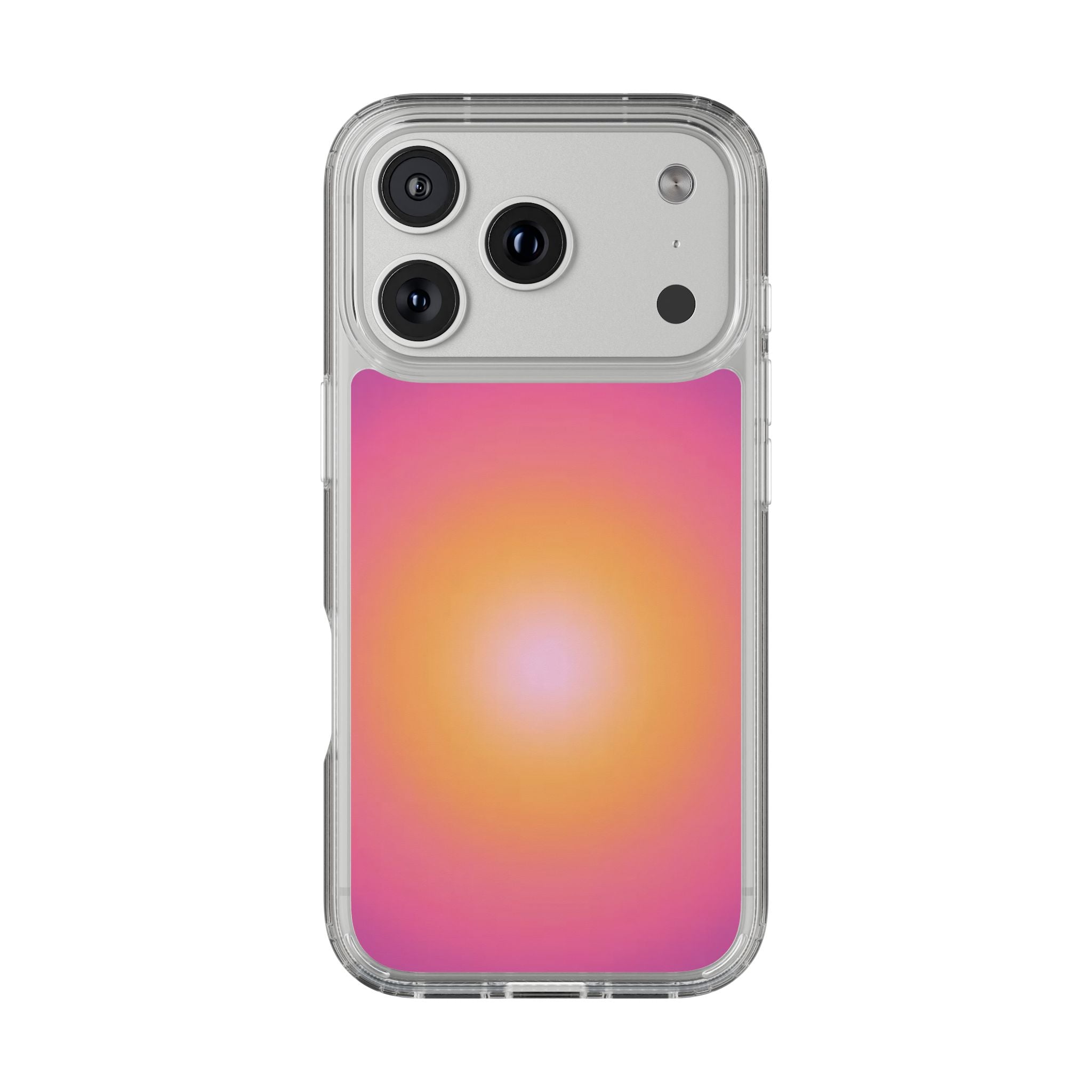 Sunset Gradient Clear Protective Cover