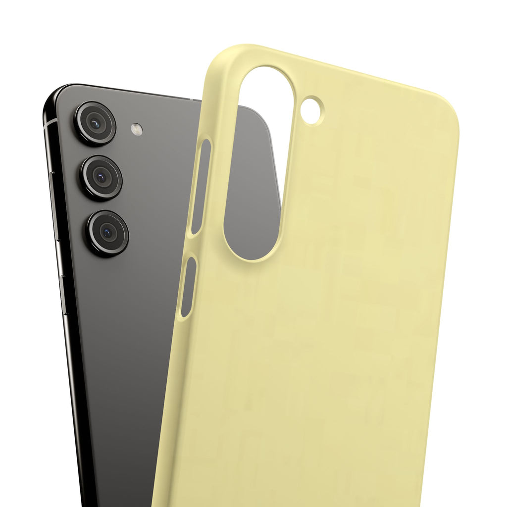 Pale Yellow Snap Phone Case