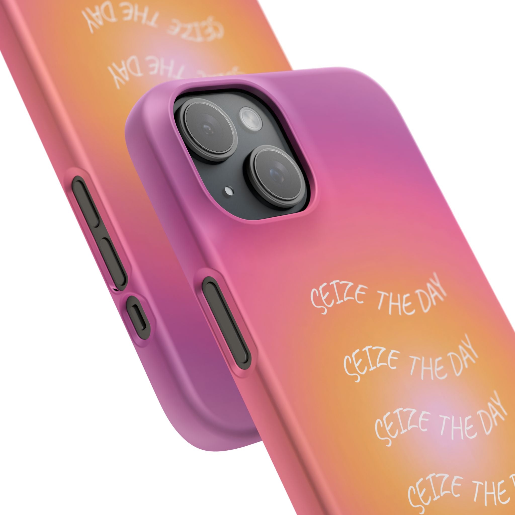 Carpe Diem Sunburst Gradient Snap Phone Case
