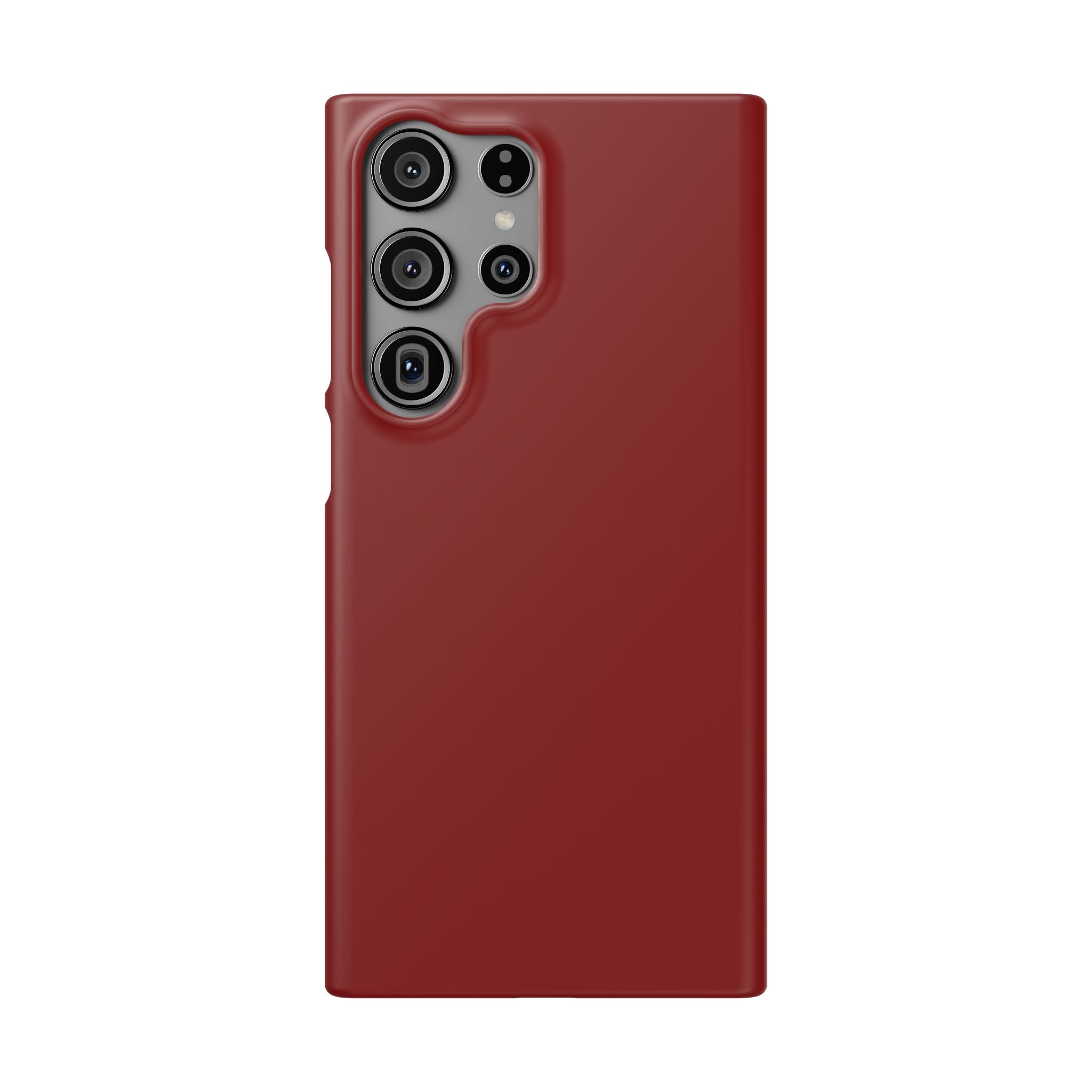 Dark Red Snap Phone Case